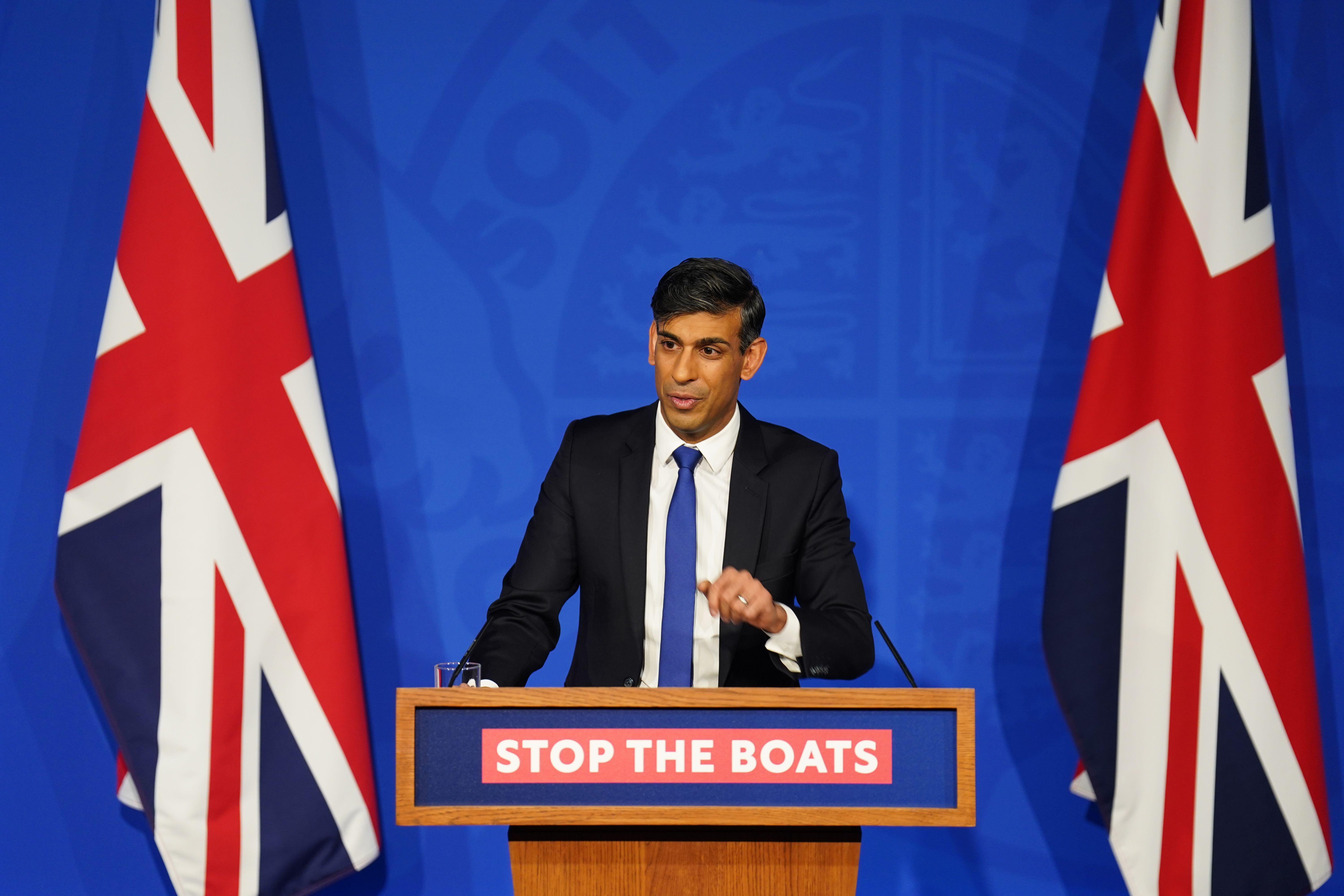 Prime Minister Rishi Sunak Fights For His Rwanda Immigration Plan