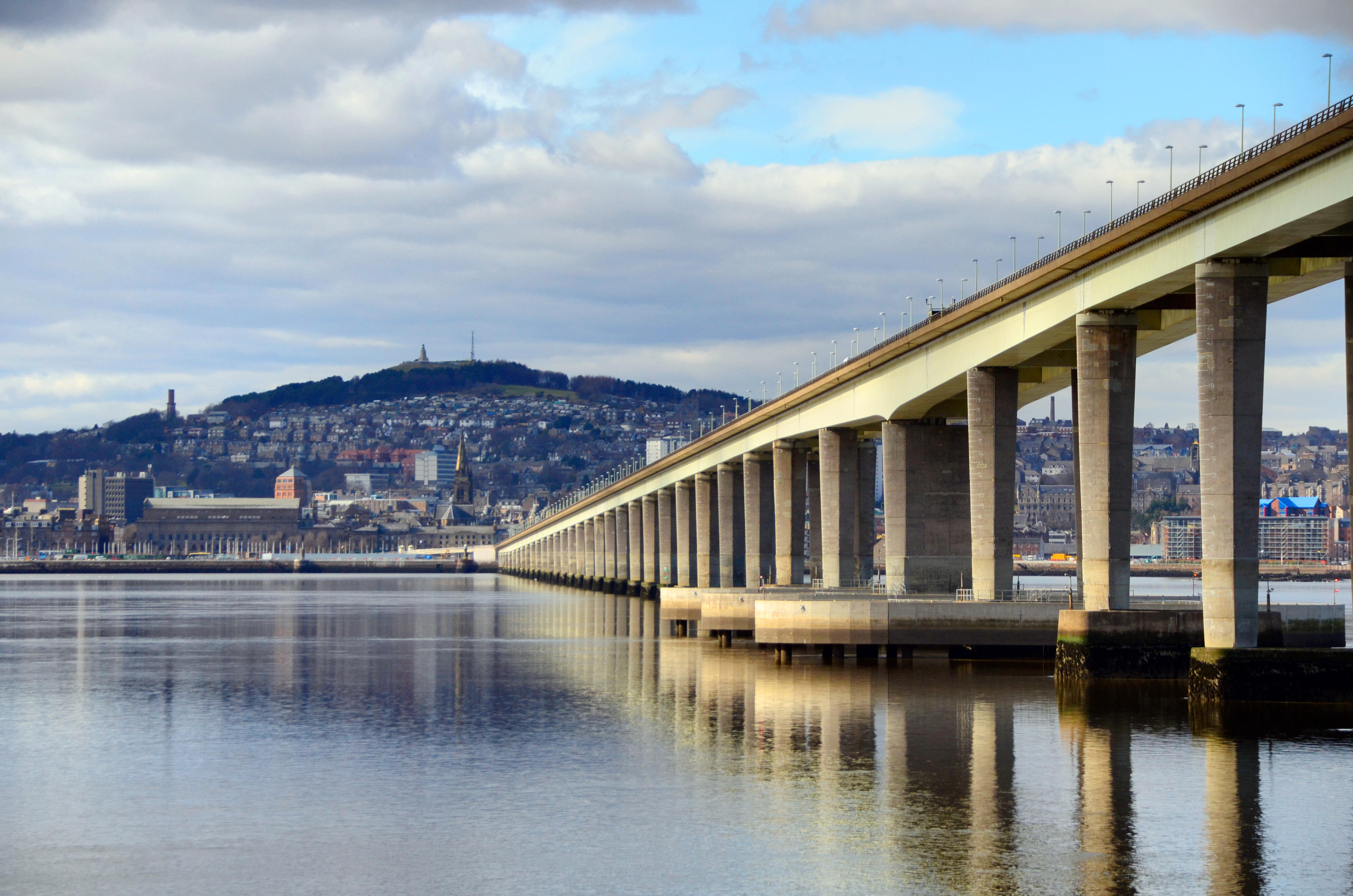 Tay Road Bridge First phase of roadworks to be completed on