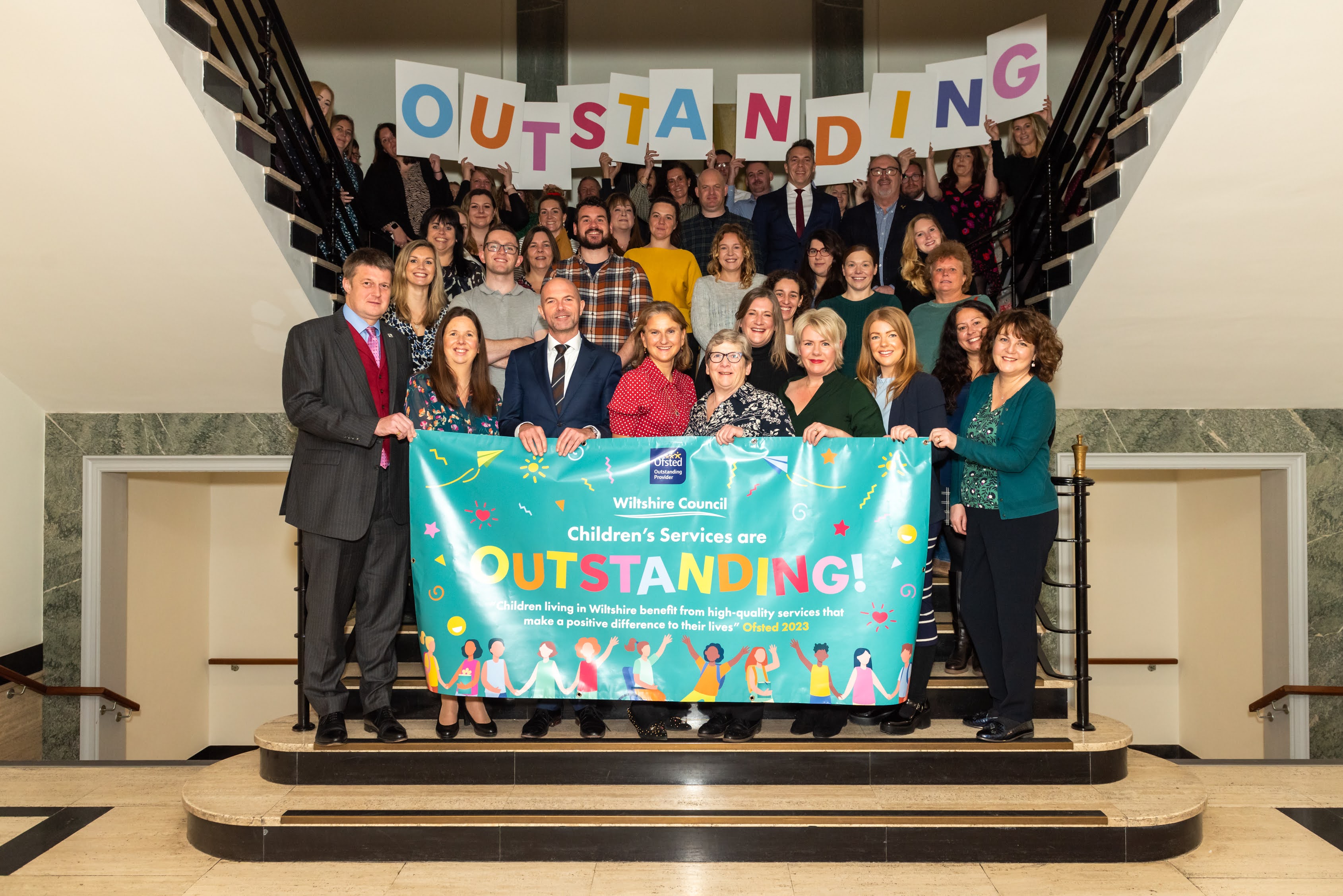 Wiltshire Council children's services rated 'outstanding' by Ofsted