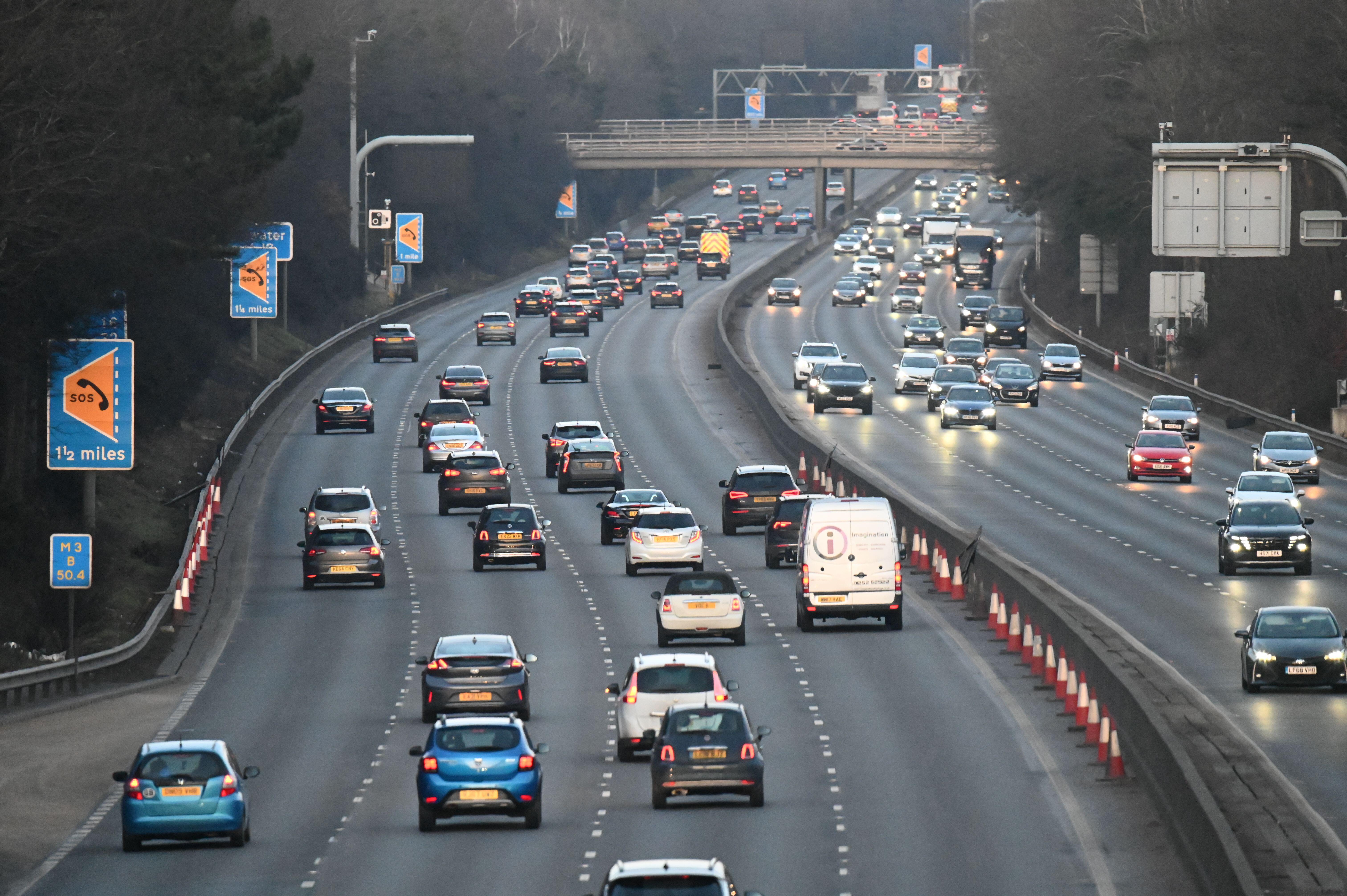 Six weeks of disruption on M3 for emergency repairs