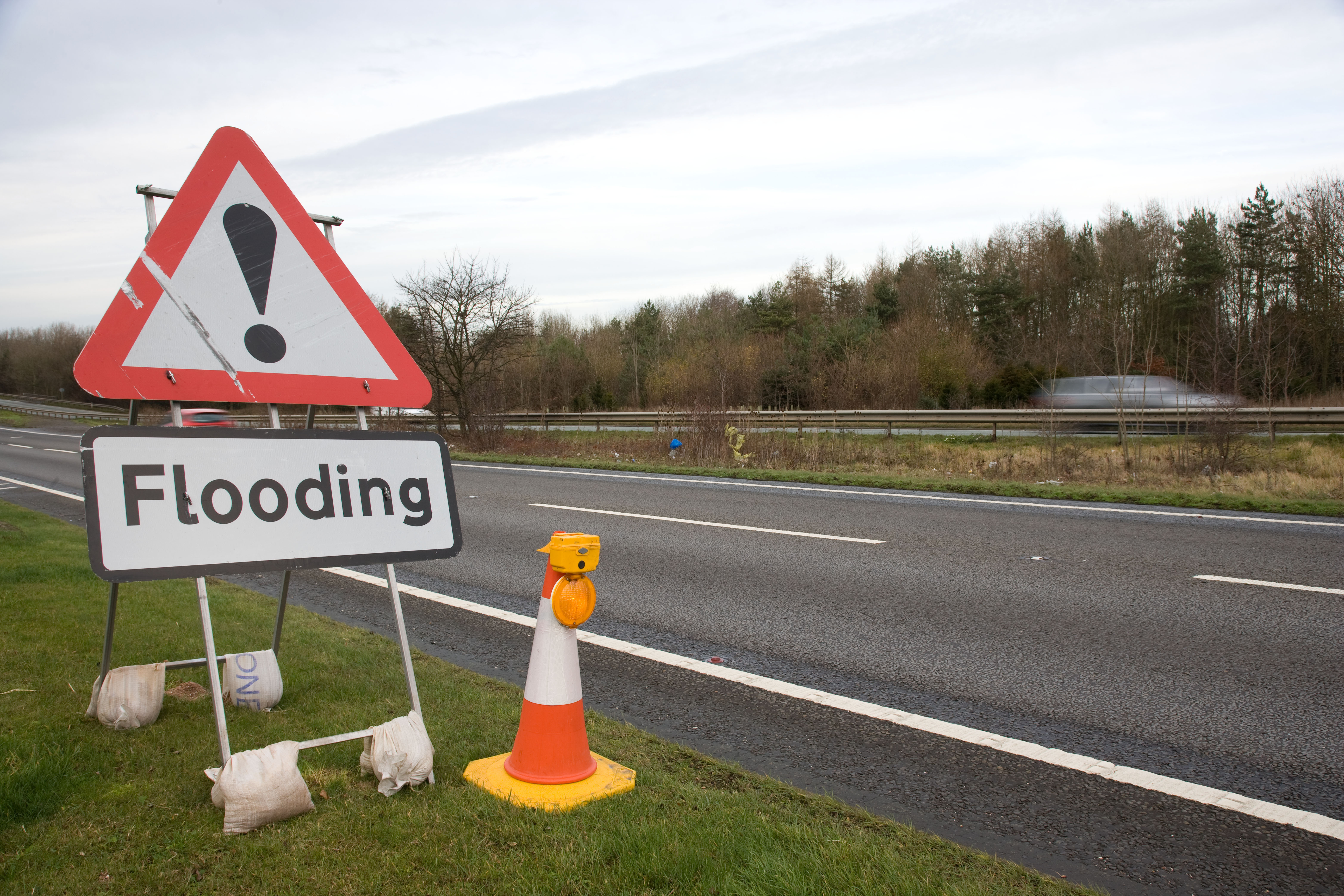 Road closures due to flooding in Surrey and East Hampshire