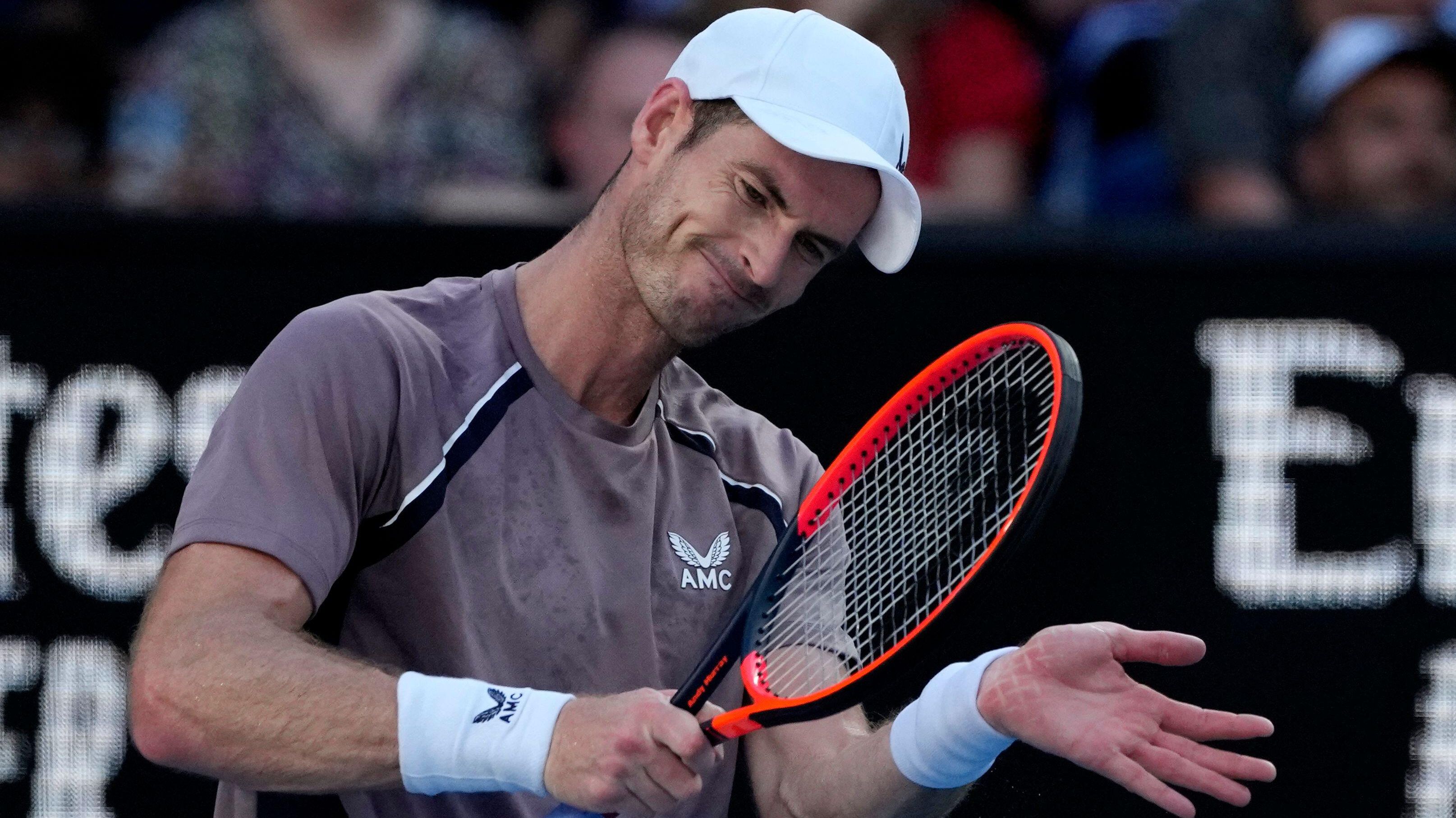 Andy Murray's out of the Australian Open on day one in Melbourne