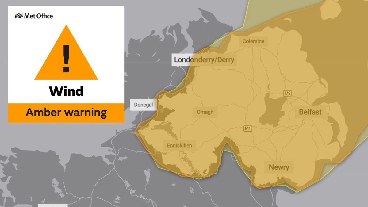 Storm Isha brings amber weather warning for Northern Ireland | Weather ...