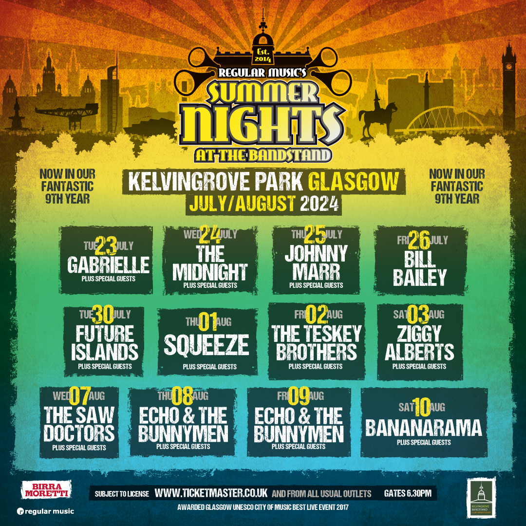 Summer Nights at the Bandstand lineup revealed News Greatest Hits