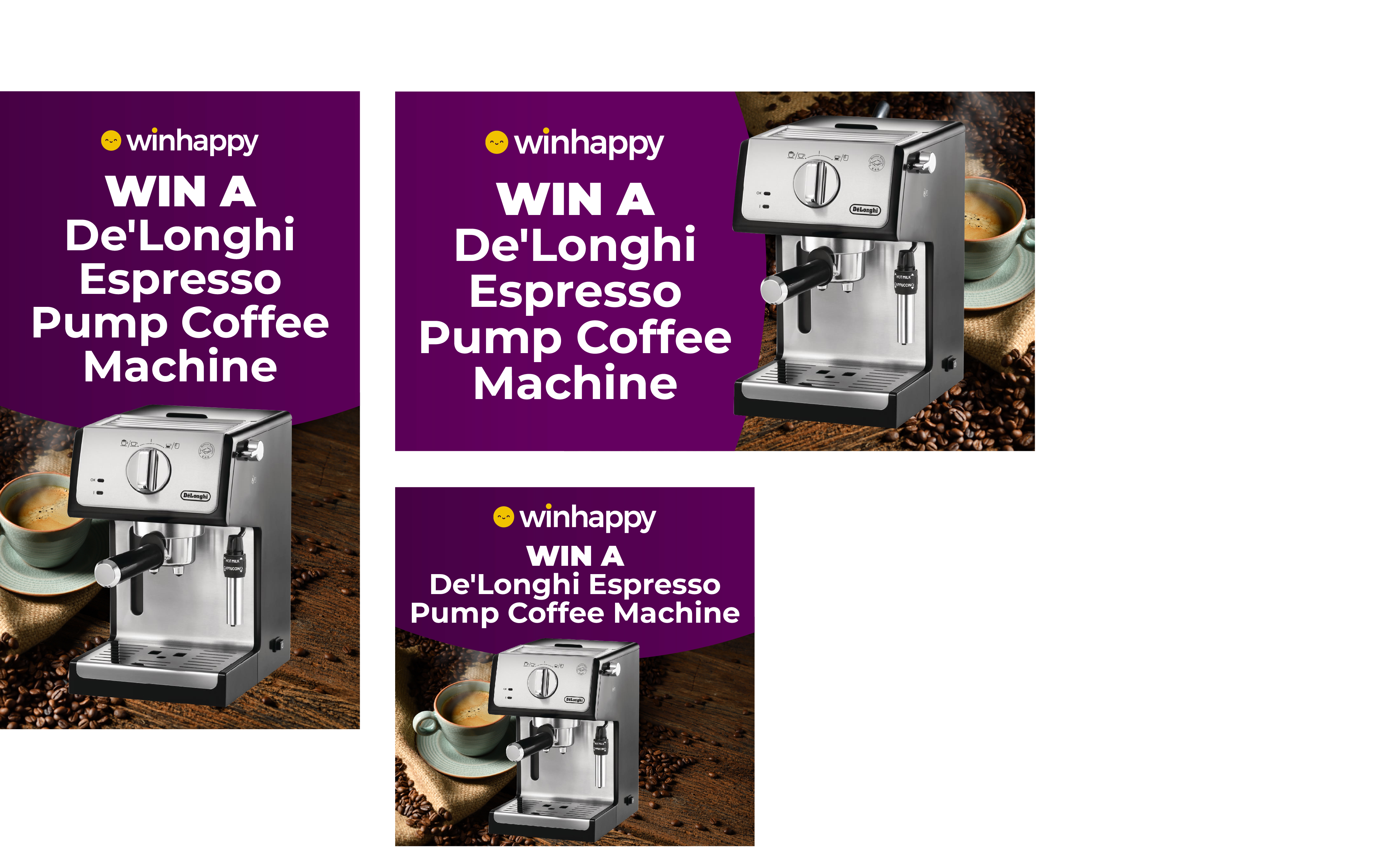 Win A De'Longhi traditional barista pump espresso machine Win Signal 1