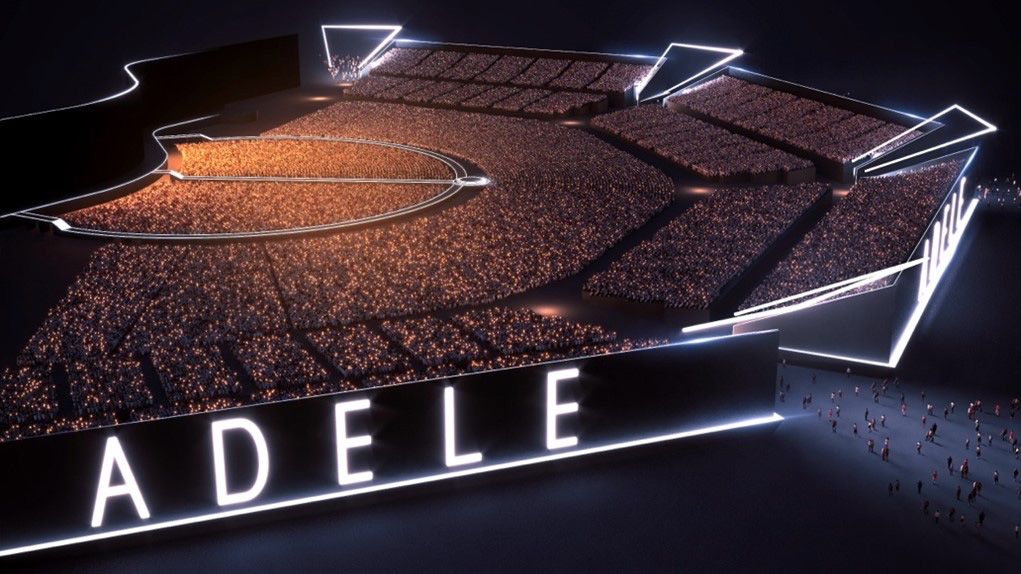 Bespoke Adele arena in Munich