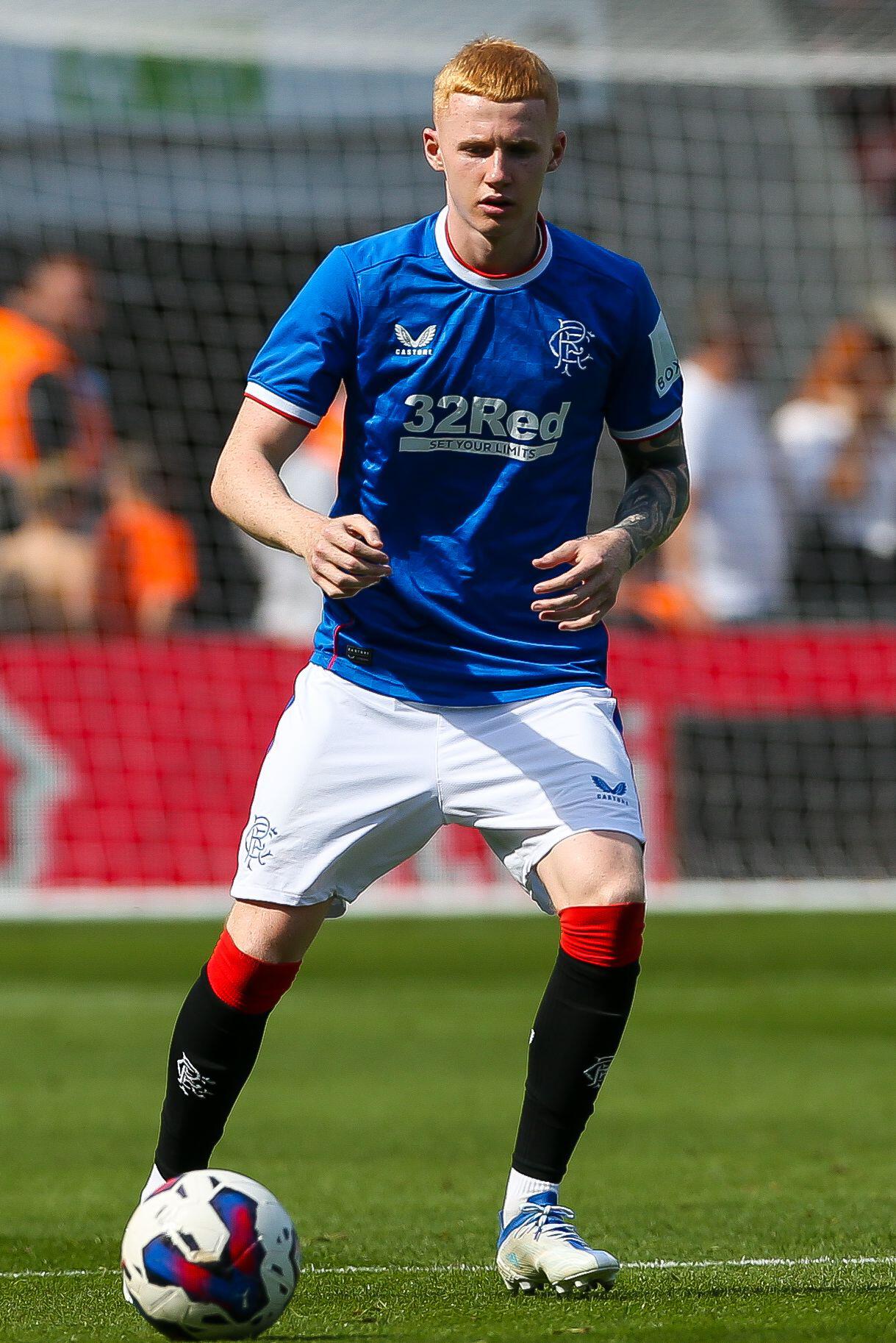 Motherwell sign Rangers defender Adam Devine on loan