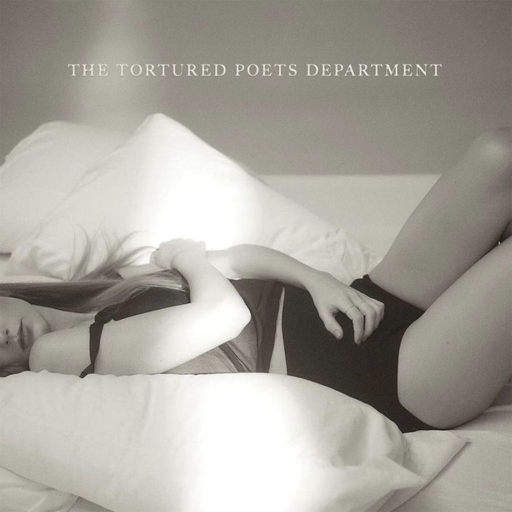 Taylor Swift 'The Tortured Poets Department' album cover 2024