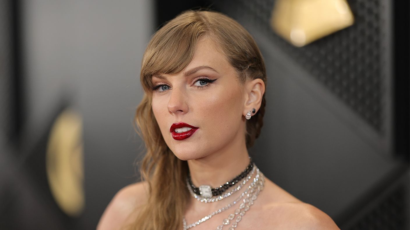 Taylor Swift 'The Tortured Poets Department' announcement at Grammys 2024