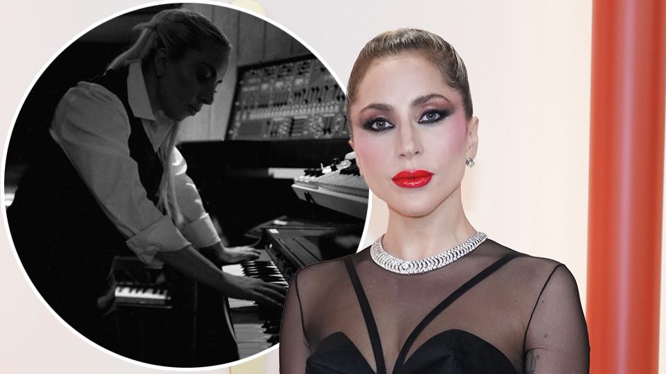 Lady Gaga teases fans with new studio pics