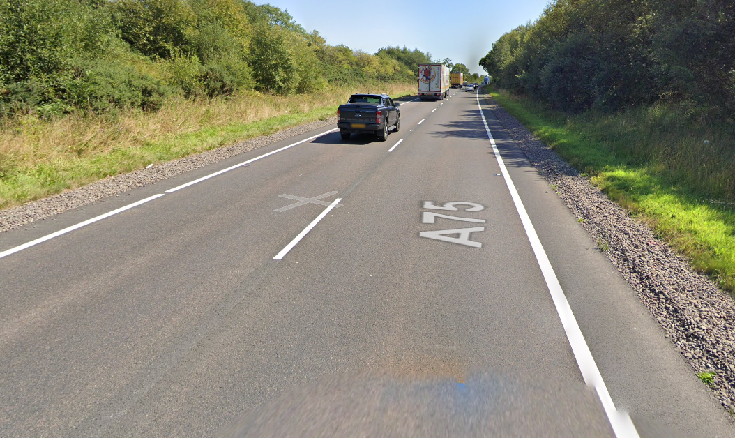 A75 closed in both directions after early morning crash News