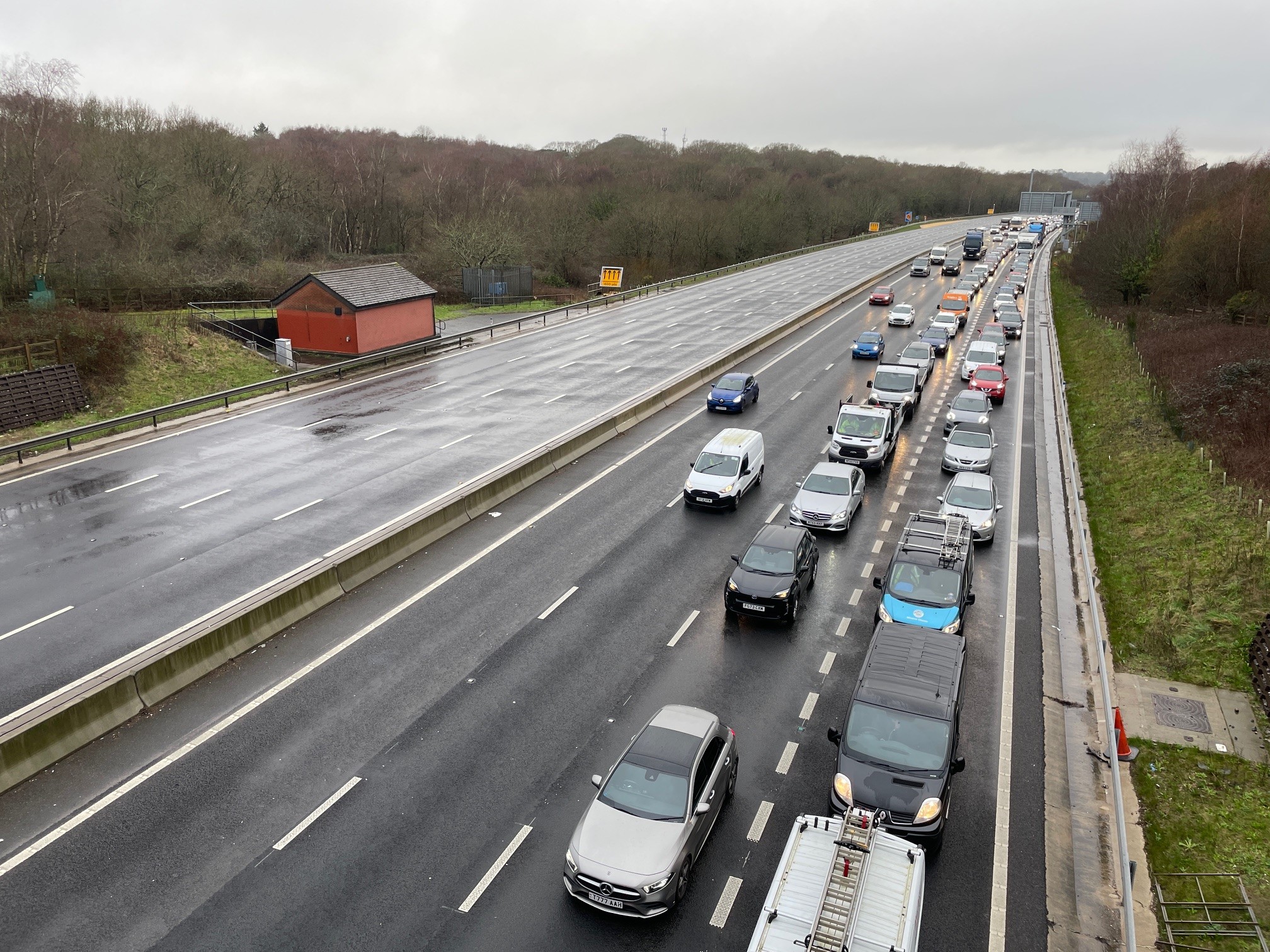 M27 closure engineers deal with