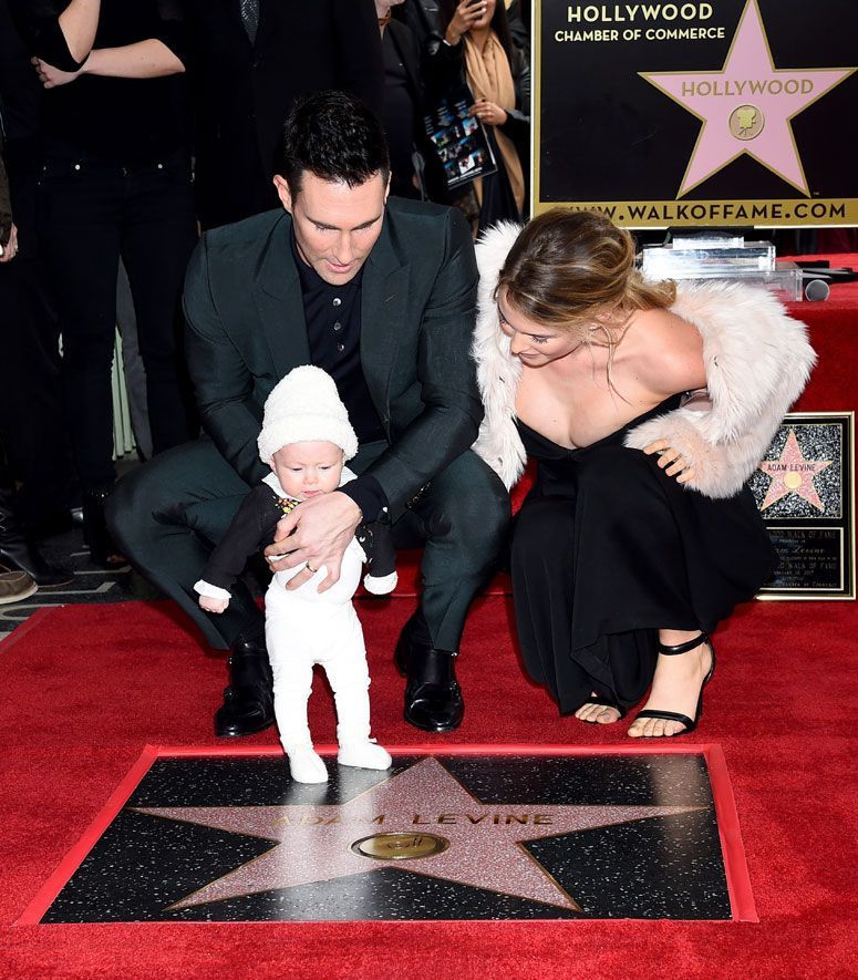 Adam Levine and Behati Prinsloo 