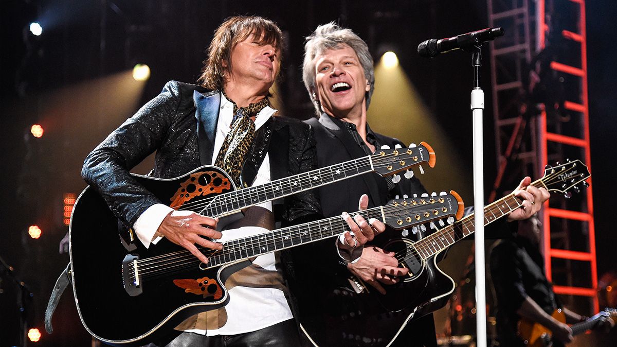 Richie Sambora and Jon Bon Jovi in 2018