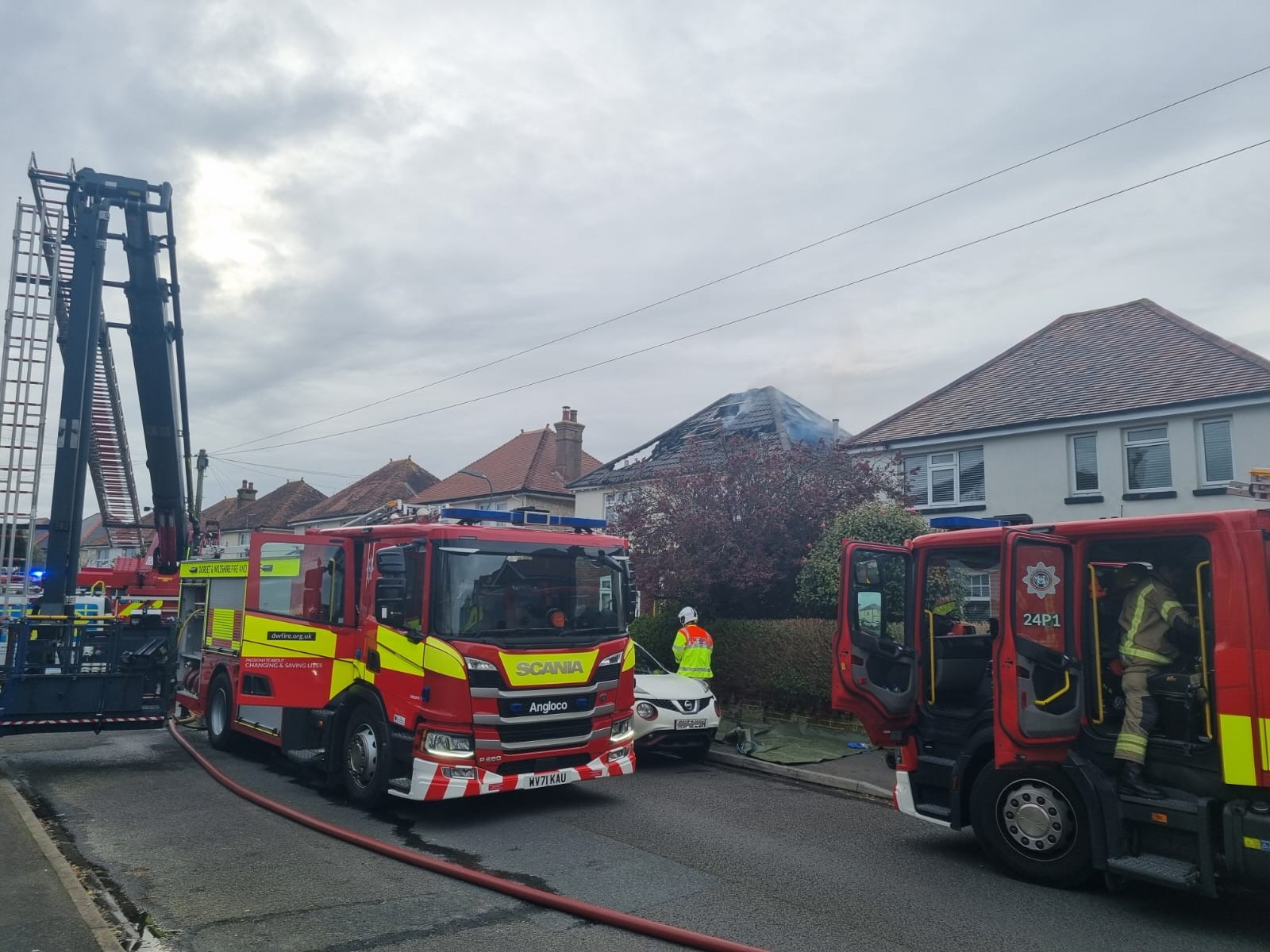 40 firefighters tackle house fire in Bournemouth