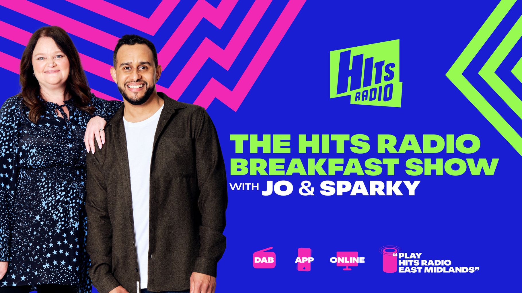 Hits Radio East Midlands: Get to know Jo & Sparky