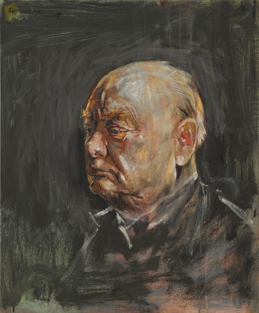 Winston Churchill painting on show at Blenheim Palace before sale ...