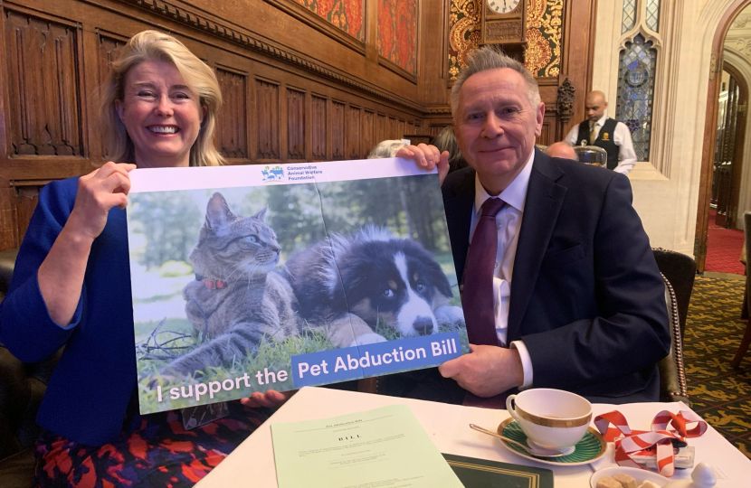 Pet Abduction Bill 'on the cusp' of passing third Commons Reading