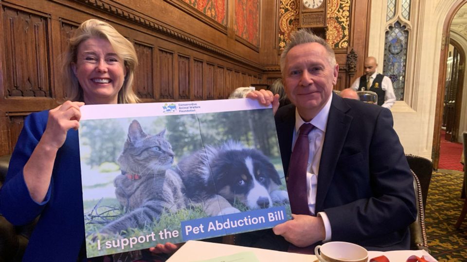 Firth Mp Pet Abduction Bill 'on the cusp' of passing third Commons Reading