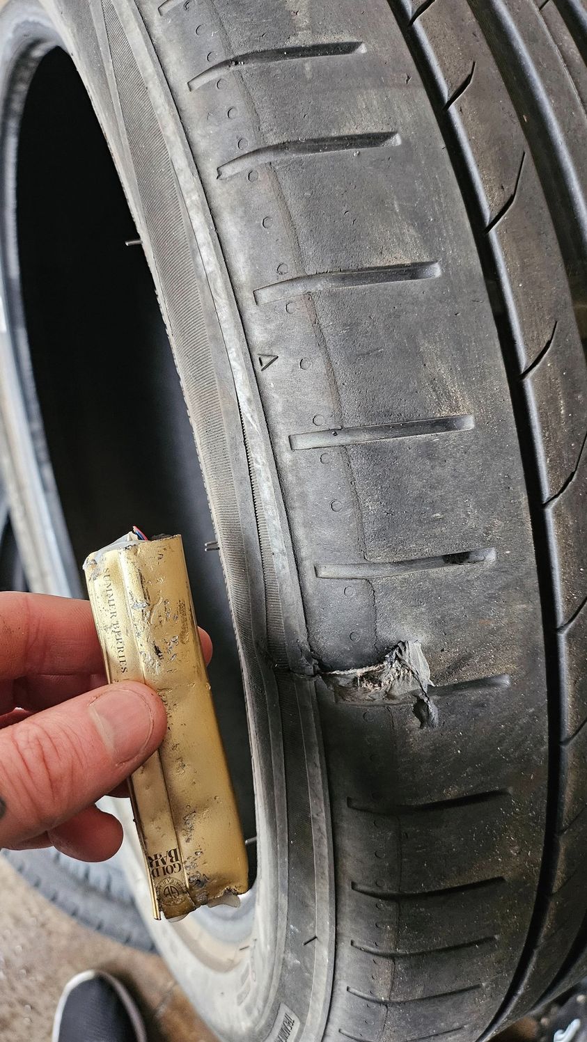 Paisley garage warns of 'irreparable damage' vapes can cause to tyres