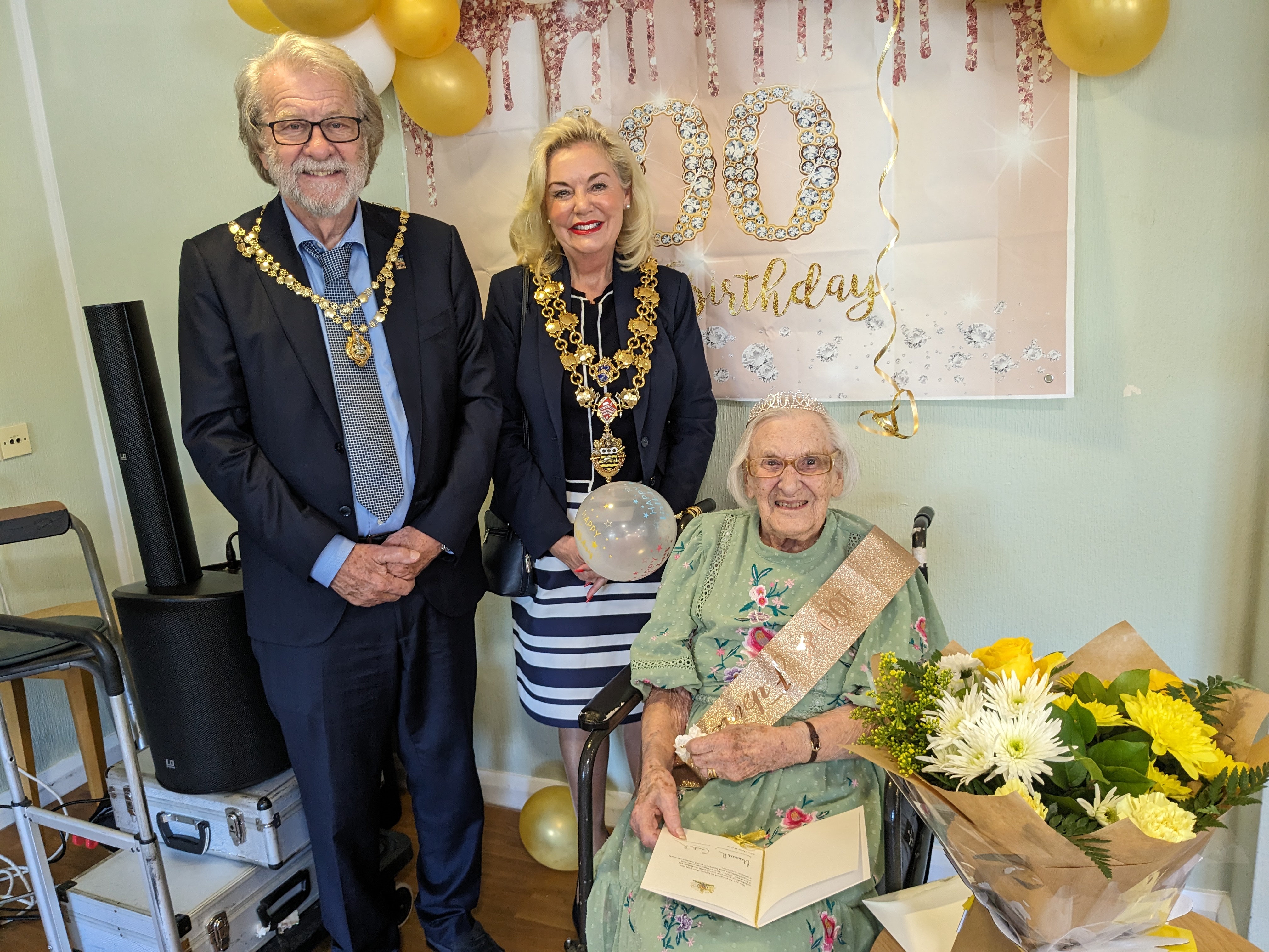 Poole woman saying key to reaching 100 years old is 'luck'