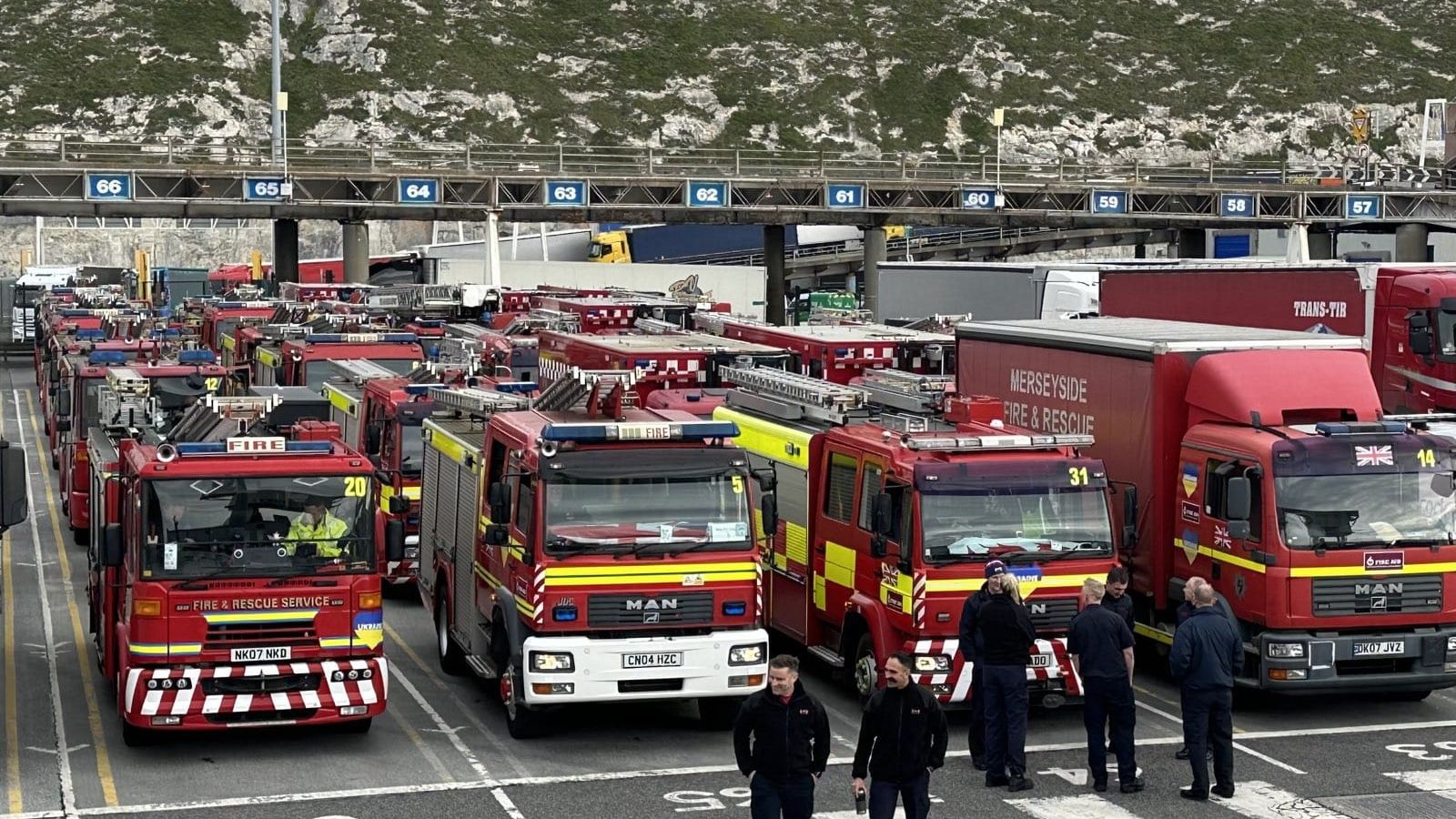 Merseyside leading the largest UK fire and rescue service convoy to ...