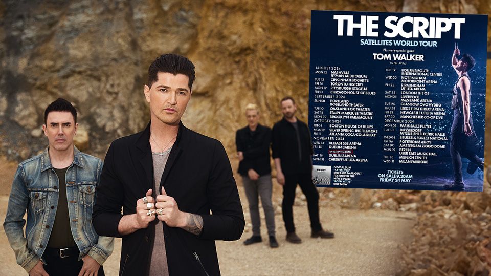Tickets on sale for The Script's 'Satellites World Tour' including 11 ...