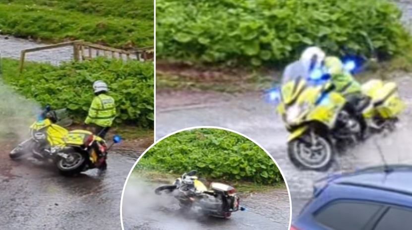 WATCH: Organiser reveals what happened to police officer after crash at ...