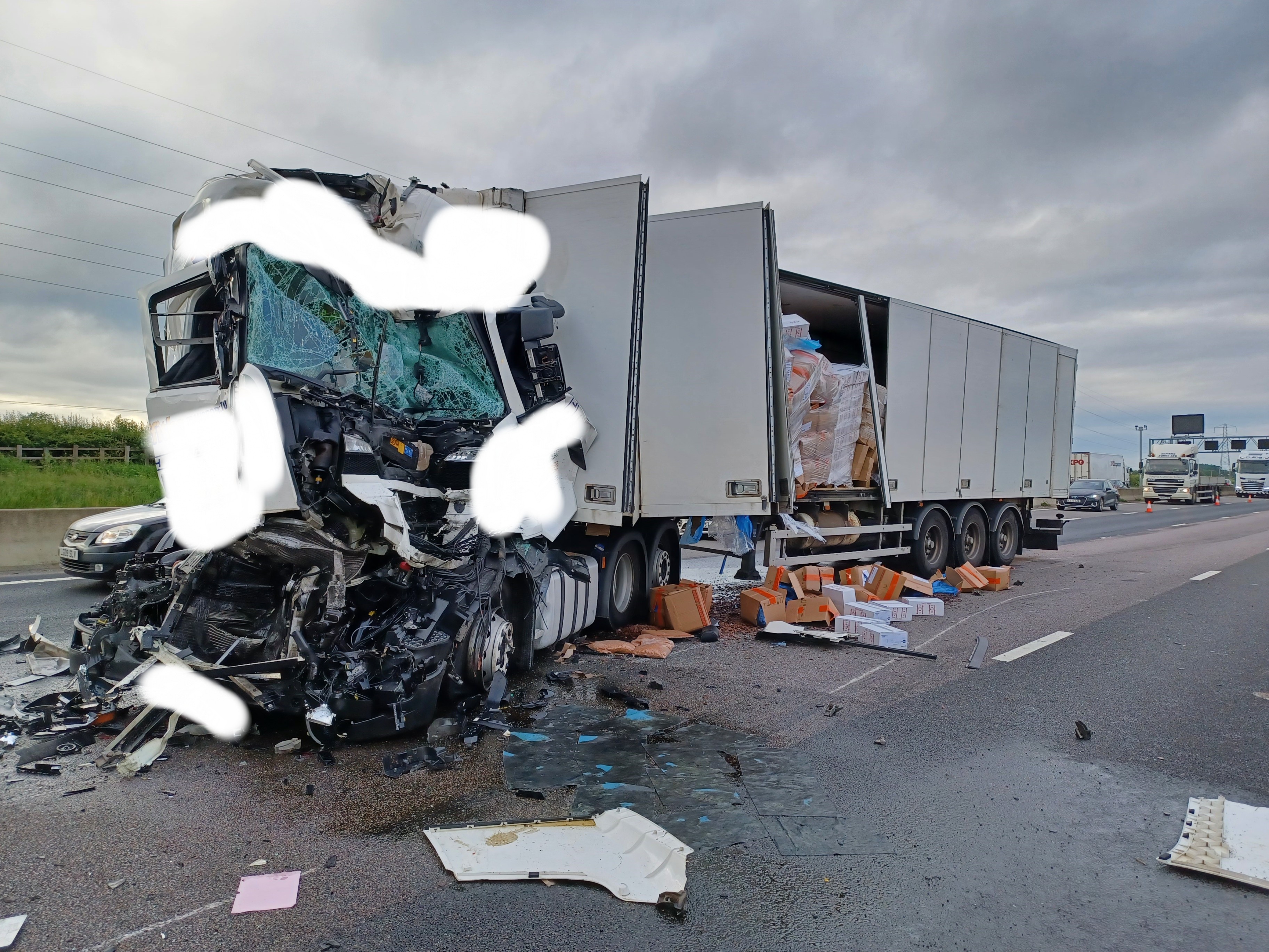 Man Seriously Hurt After M6 Crash Involving FIVE Lorries