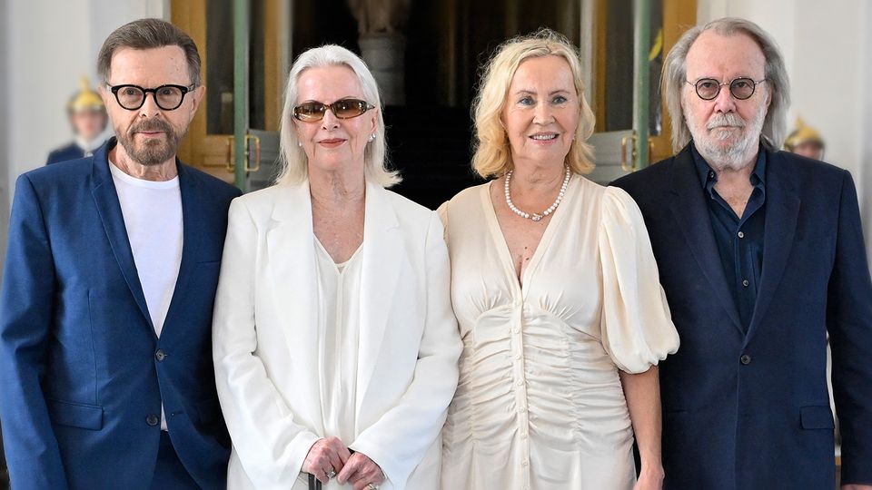 ABBA: All four members reunite to receive Swedish knighthood