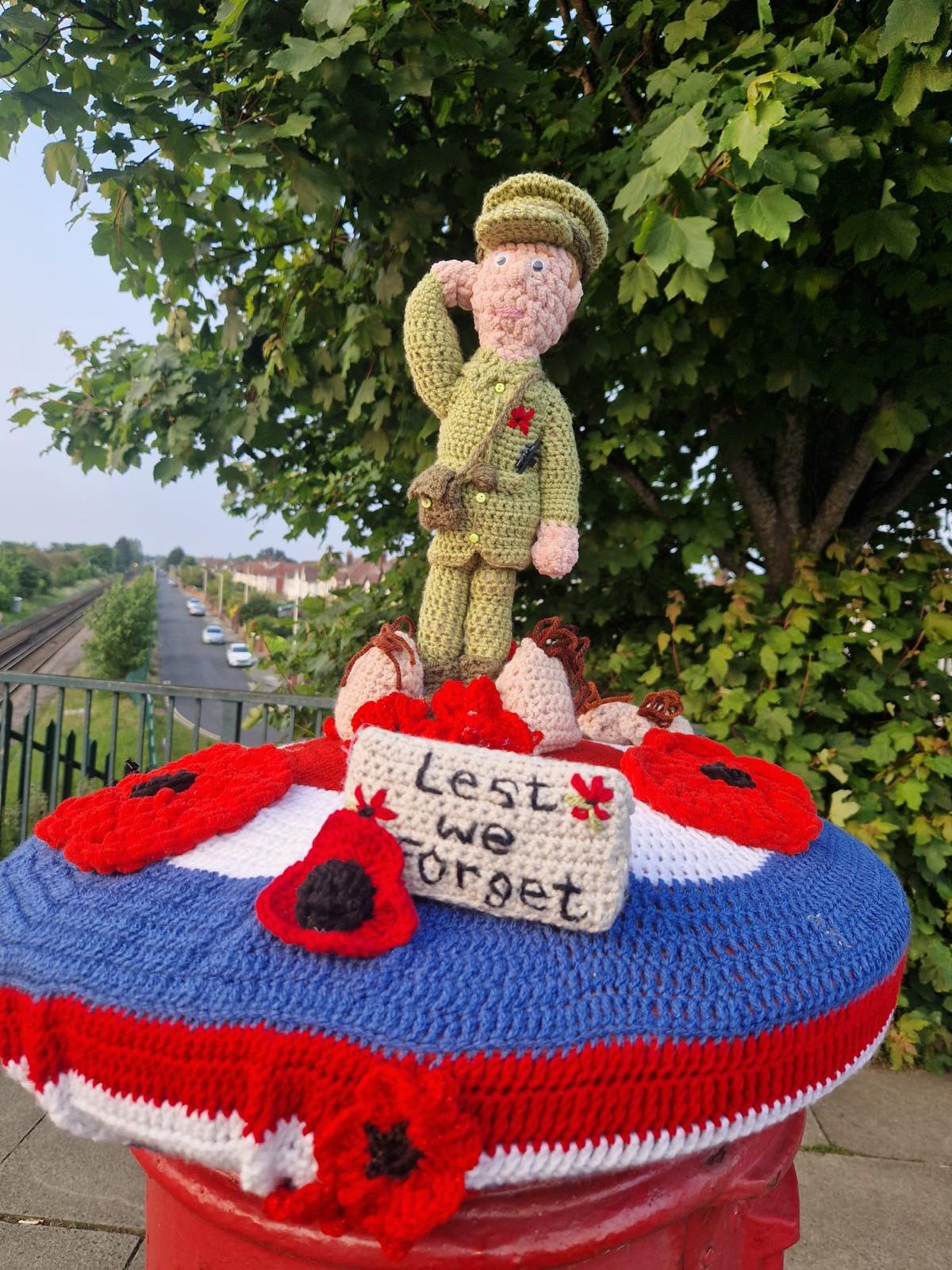 Post box toppers commemorate D Day in Southport