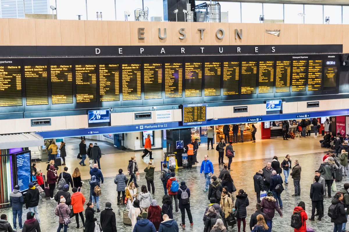 Disruption continues for London Euston mainline services after person ...