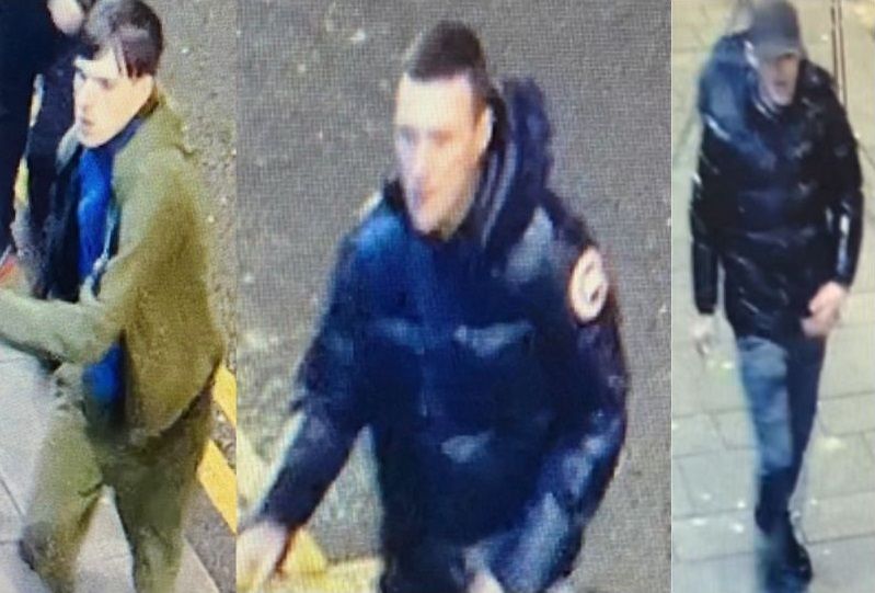 Police searching for three men after assault on Glassford Street