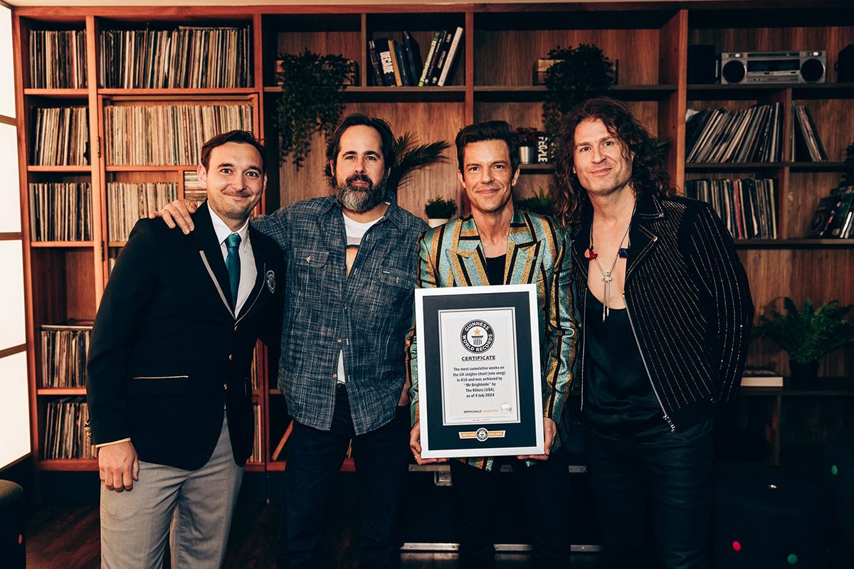 The Killers awarded two Guinness World Record titles for Mr Brightside