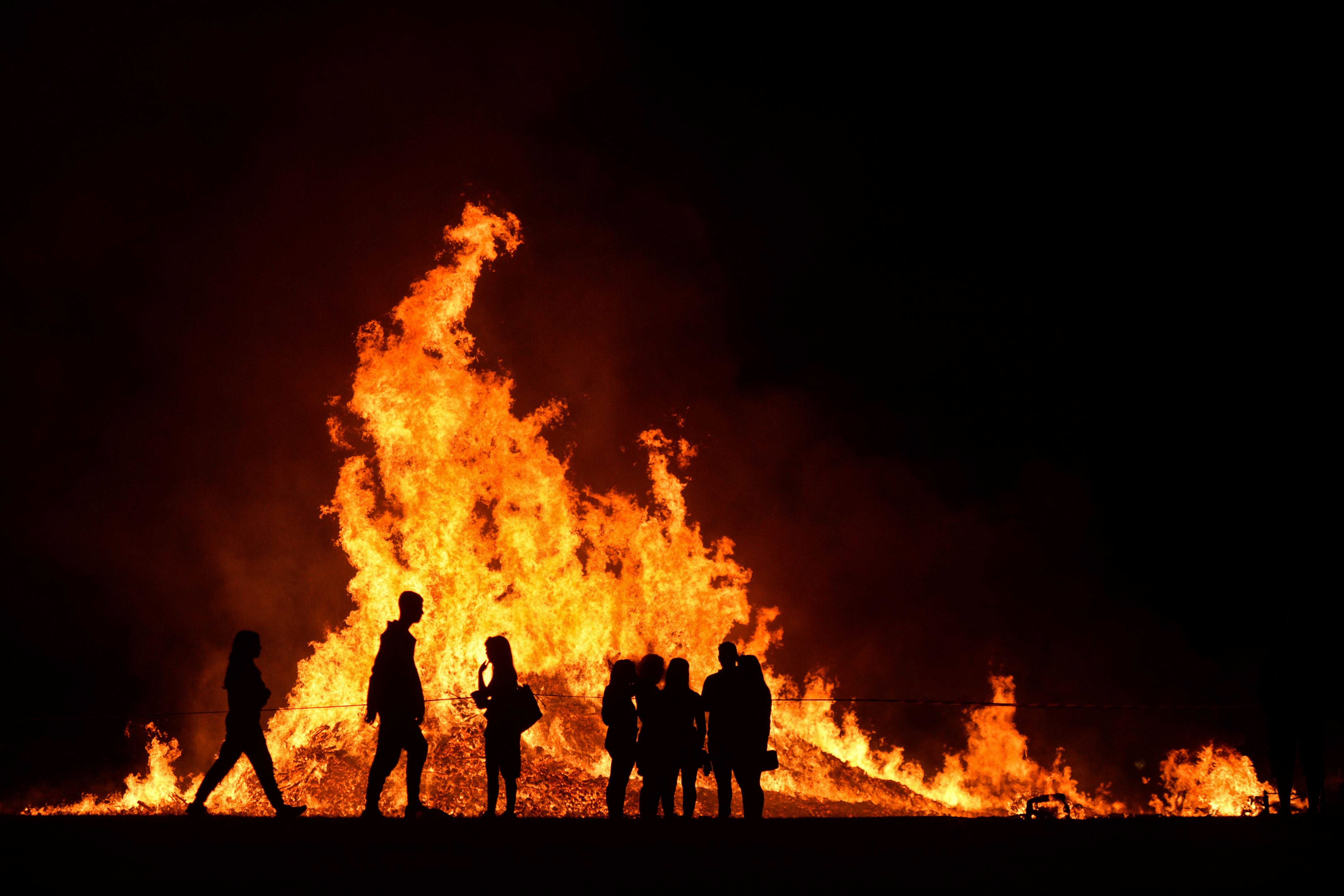 Controversy as hundreds of Eleventh night bonfires are lit