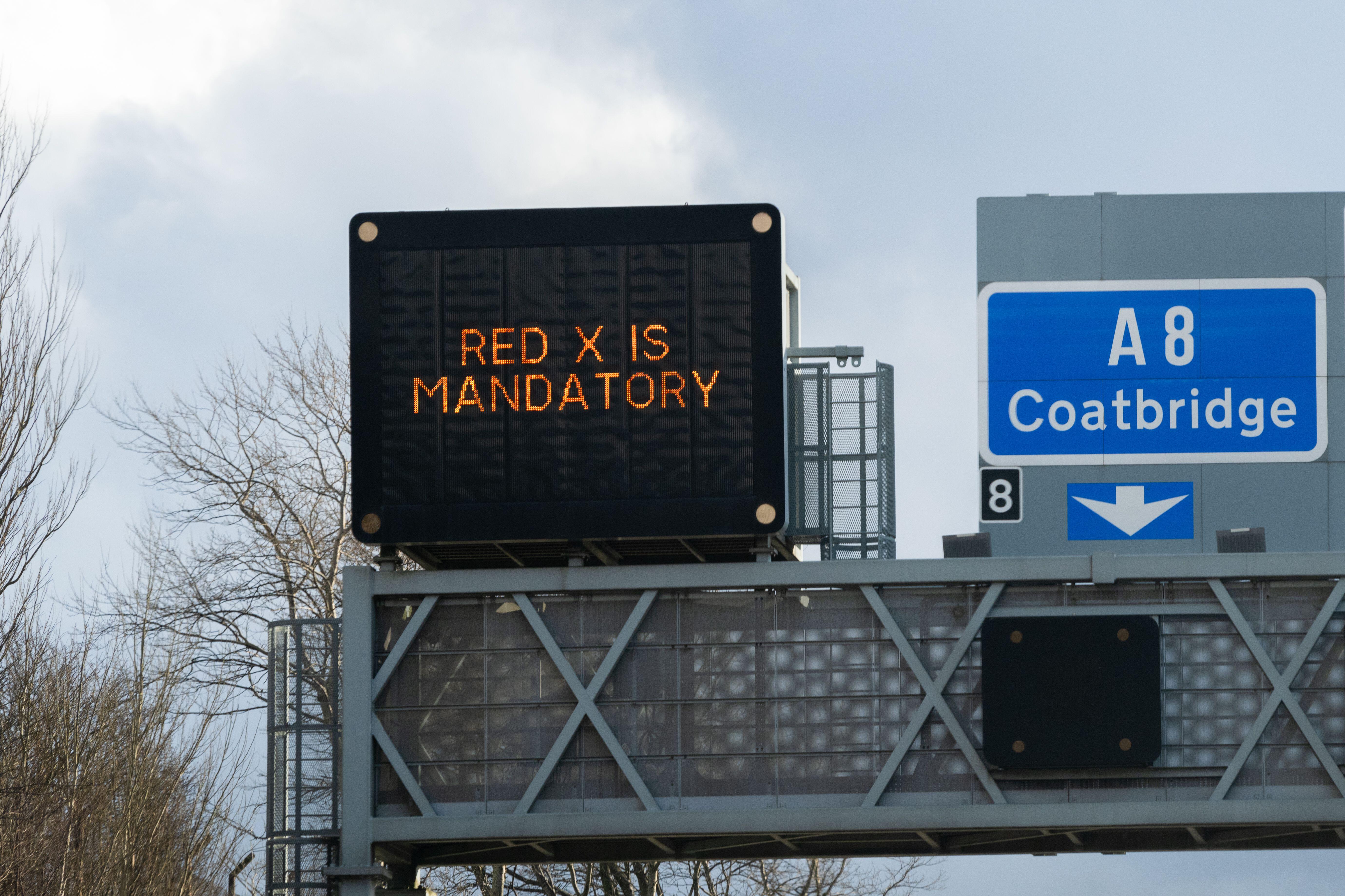 Drivers fined for ignoring Red X signs on smart motorways