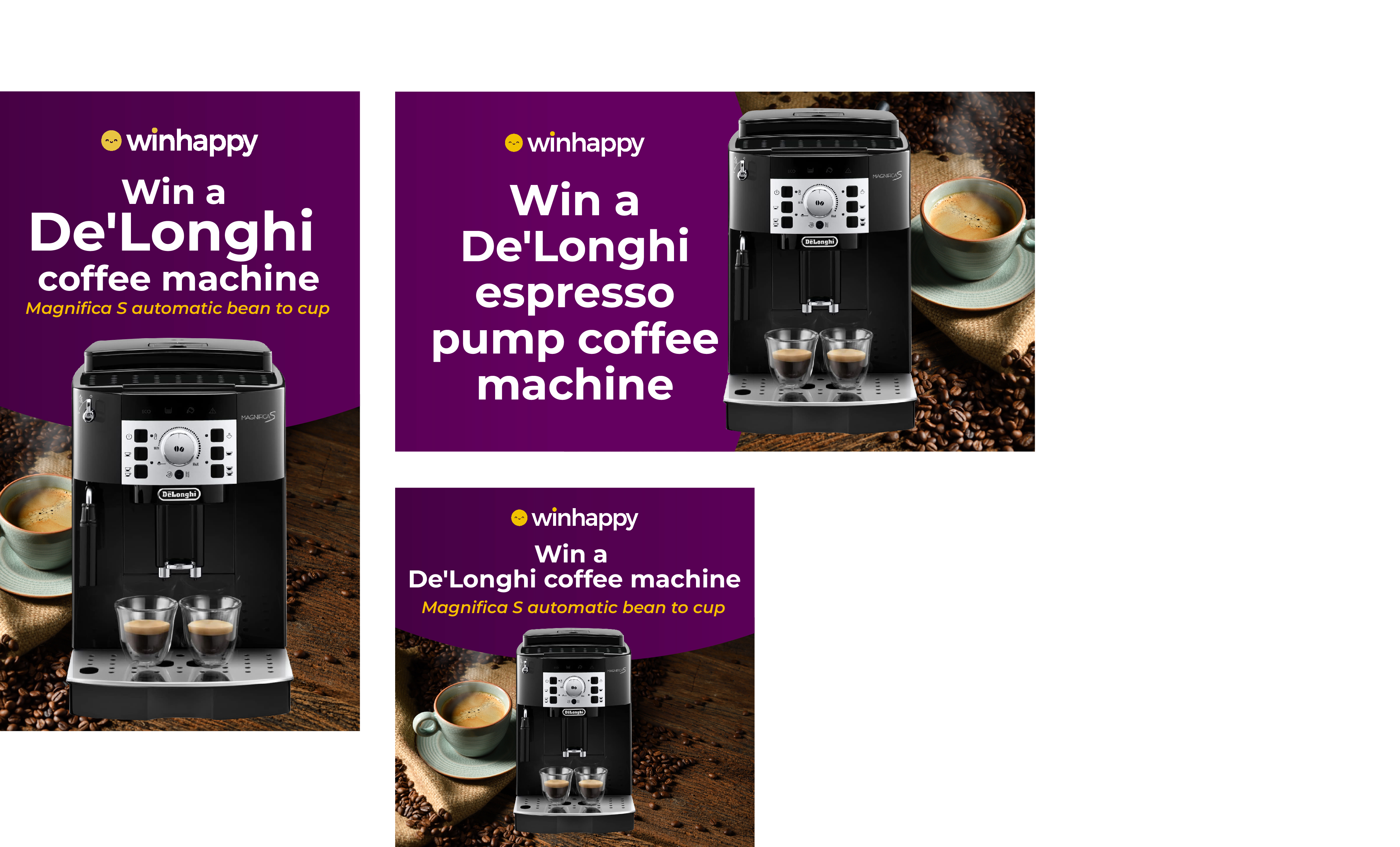 Win a De'Longhi Magnifica S automatic beantocup coffee machine Win