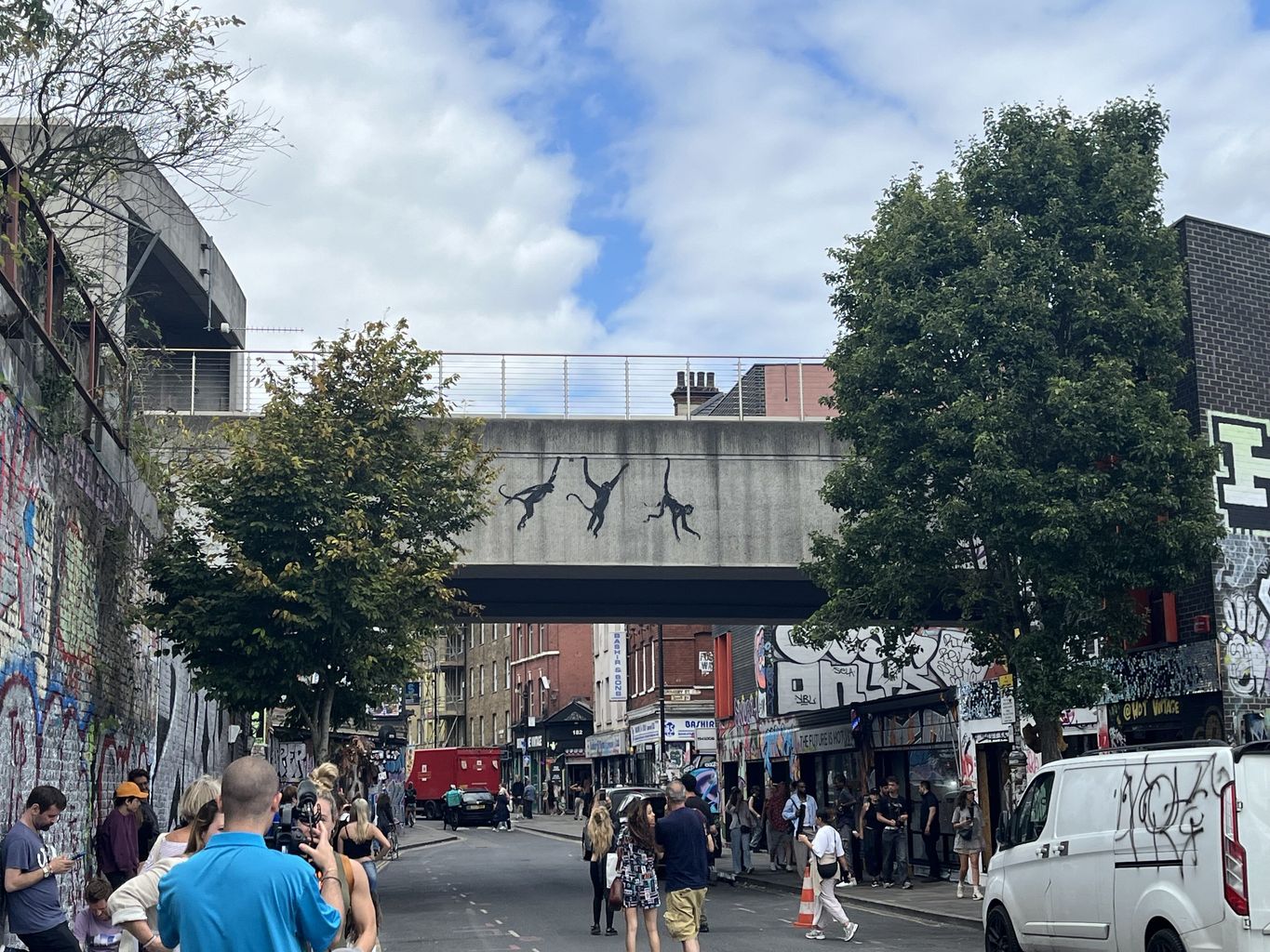 Banksy reveals third London work in three days