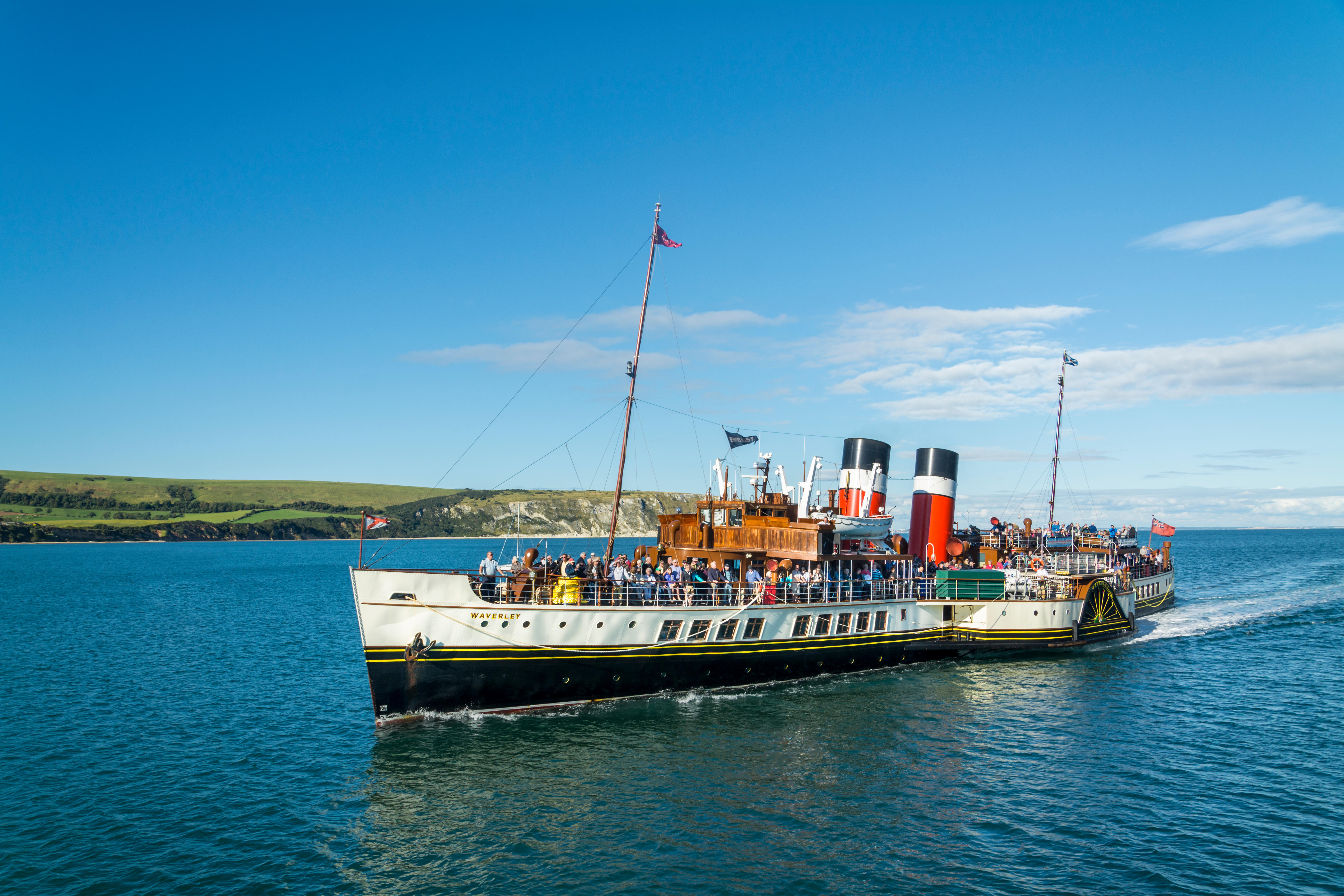 The Waverly paddle steamer celebrates Golden Jubilee with special sailing