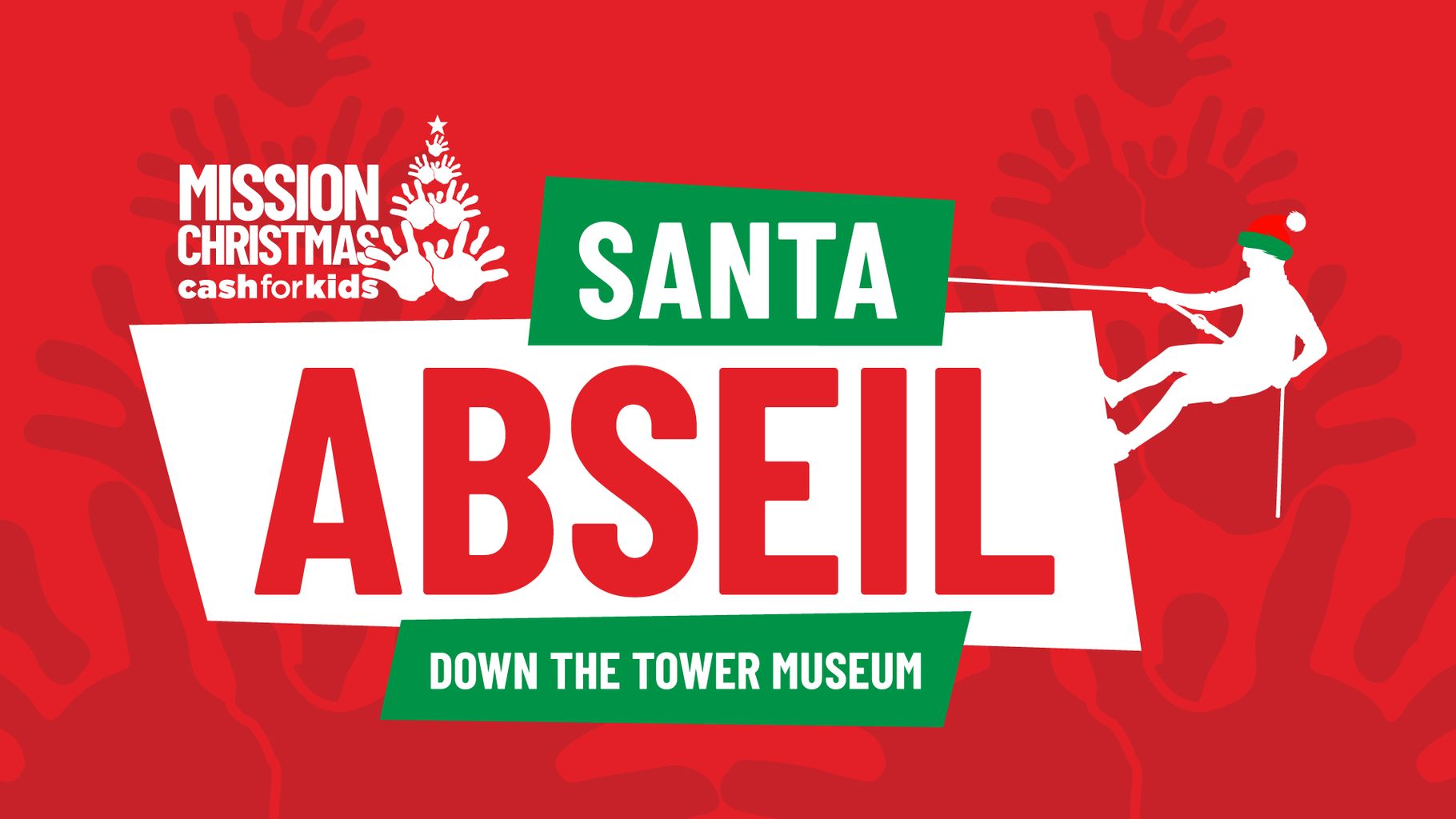 Join Cash for Kids at the Tower Museum for a unique Santa Abseil