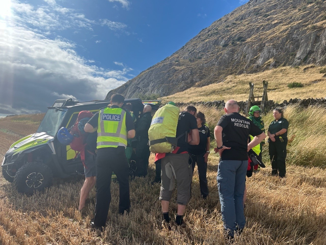 Busy day for rescue teams on both sides of the border