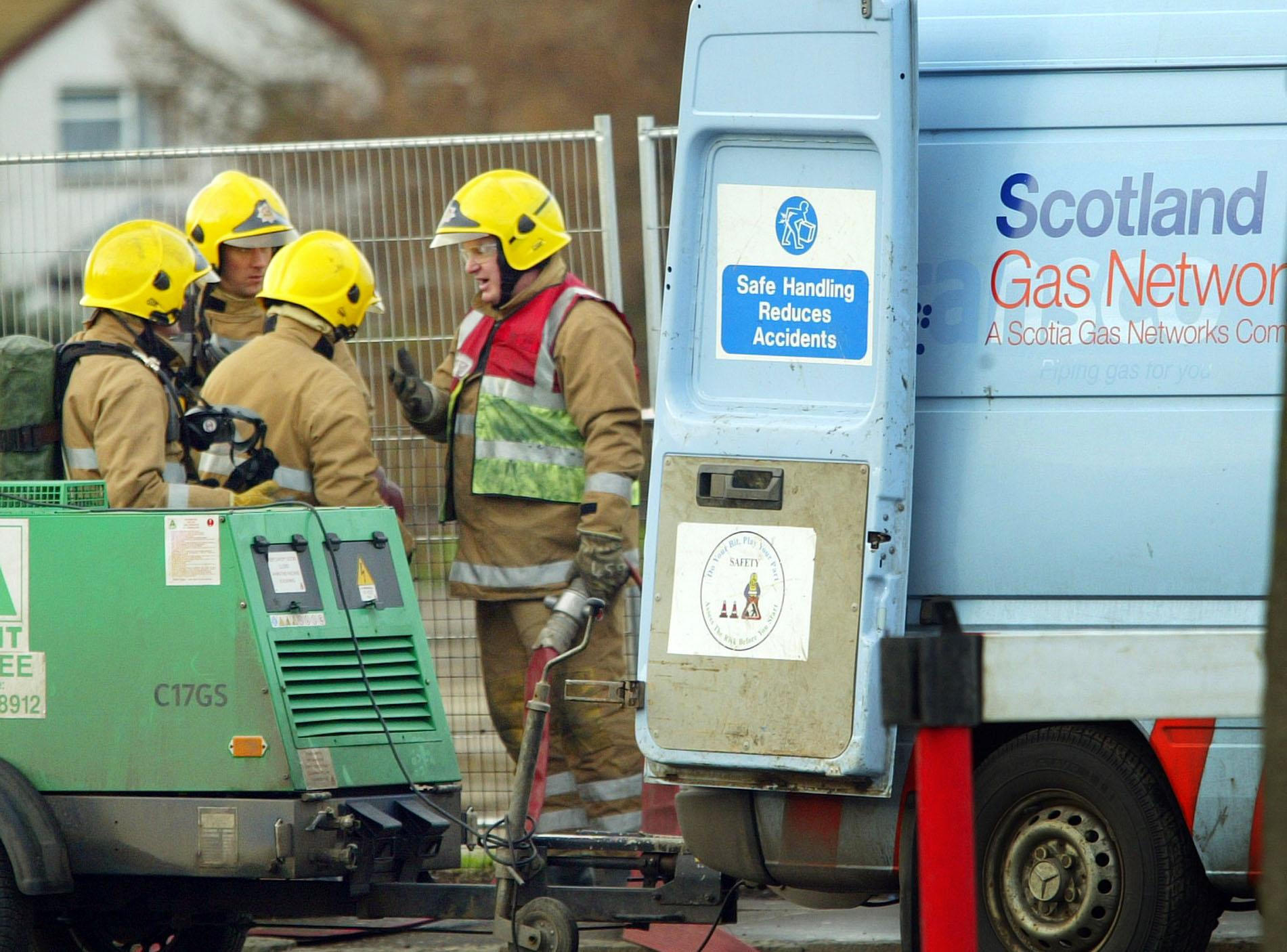 Emergency crews called to a gas leak in Greenock