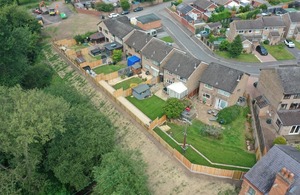 New flood defence scheme in Worcester built to reduce risk of flooding ...