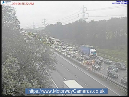 Two people taken to hospital following crash on M56