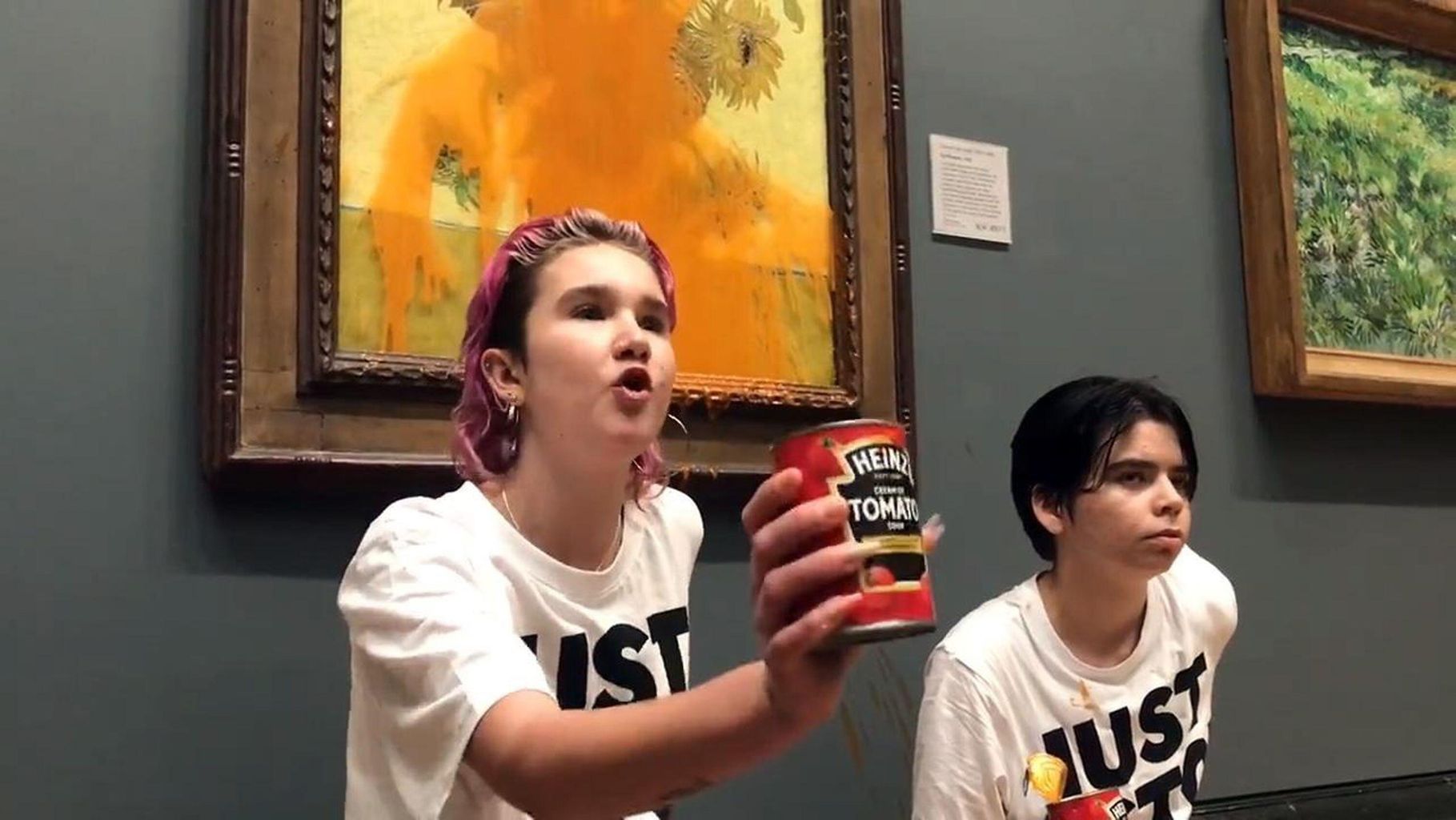 Just Stop Oil Protestors Jailed For Throwing Soup Over Van Gogh