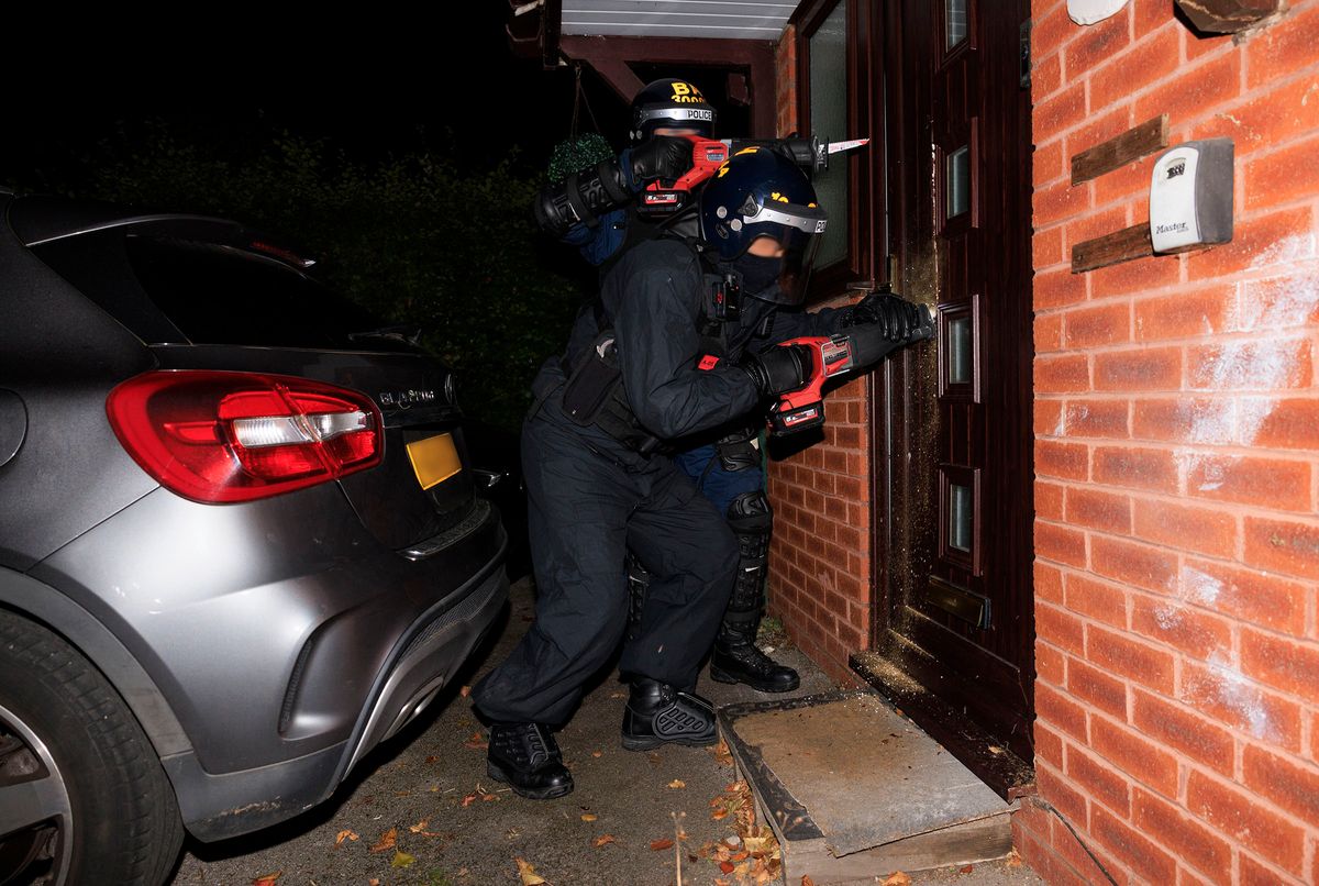 Nine men arrested during raids to tackle suspected money laundering