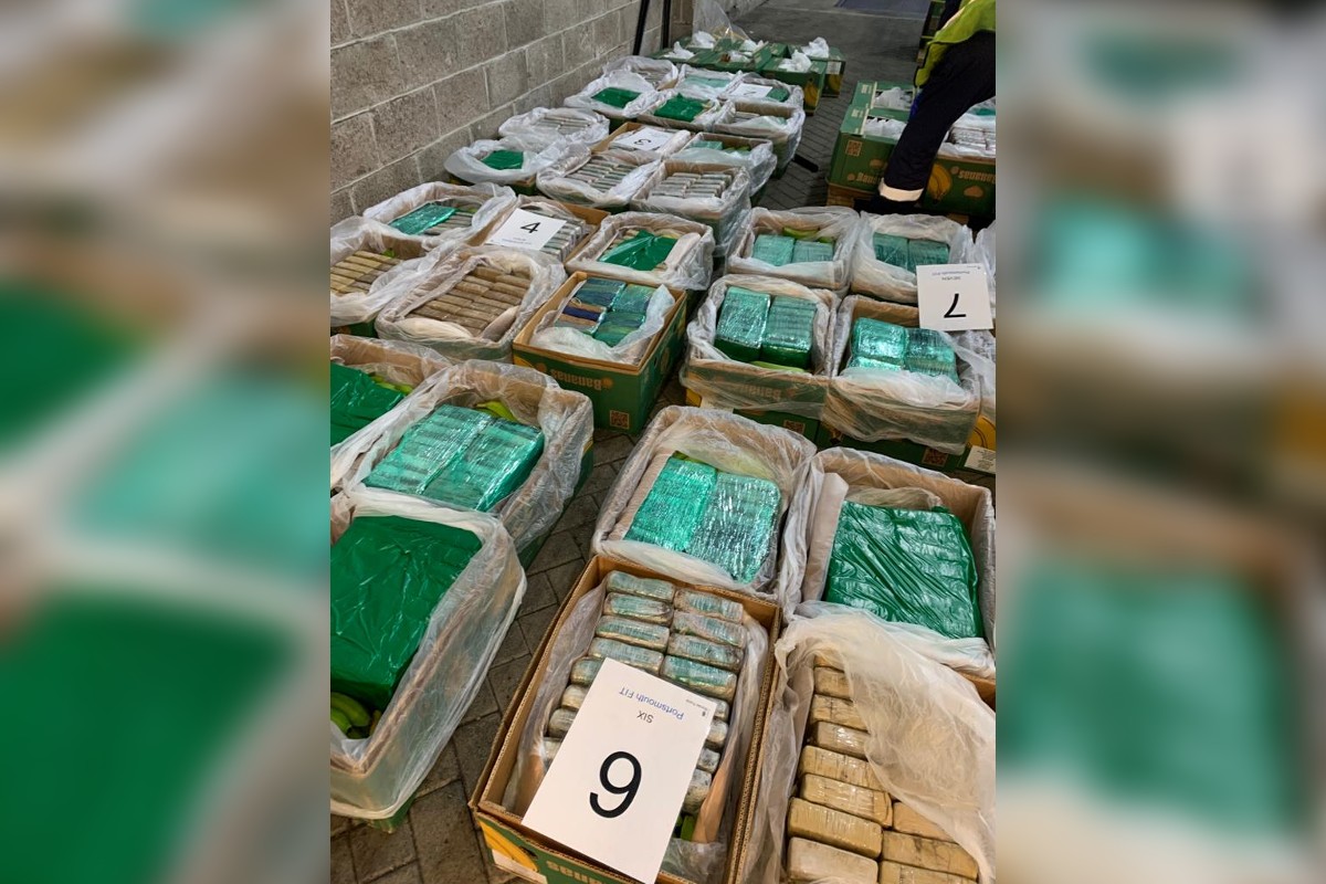 Five convicted for smuggling £184 million of cocaine hidden in banana ...