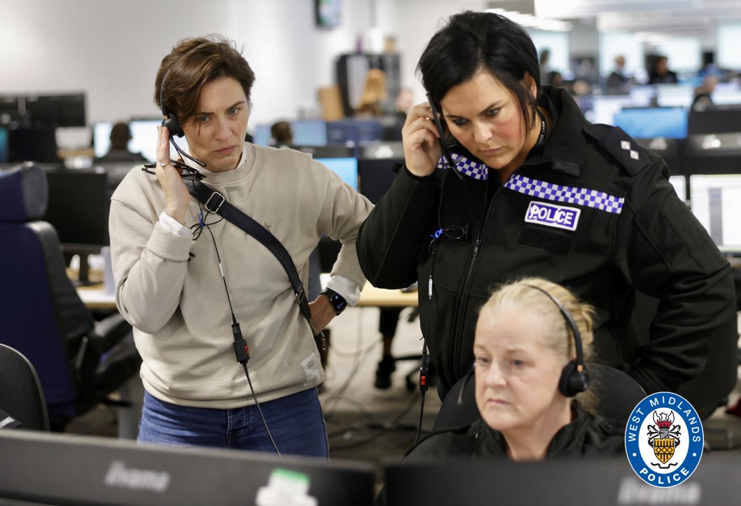 TV star Vicky McClure visits West Midlands Police to see how it deals