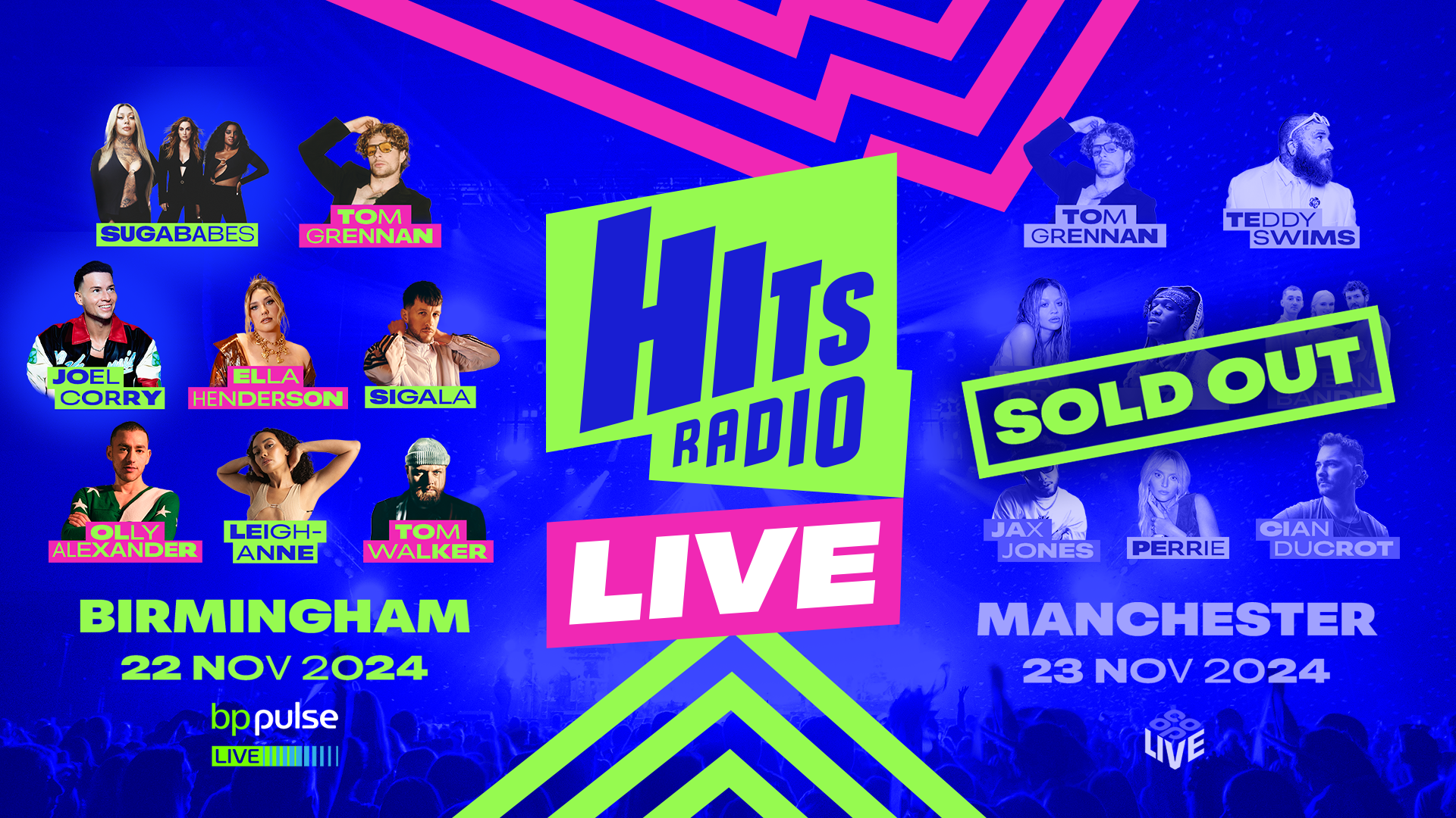 Hits Live 2024: Who is performing at Hits Radio Live?