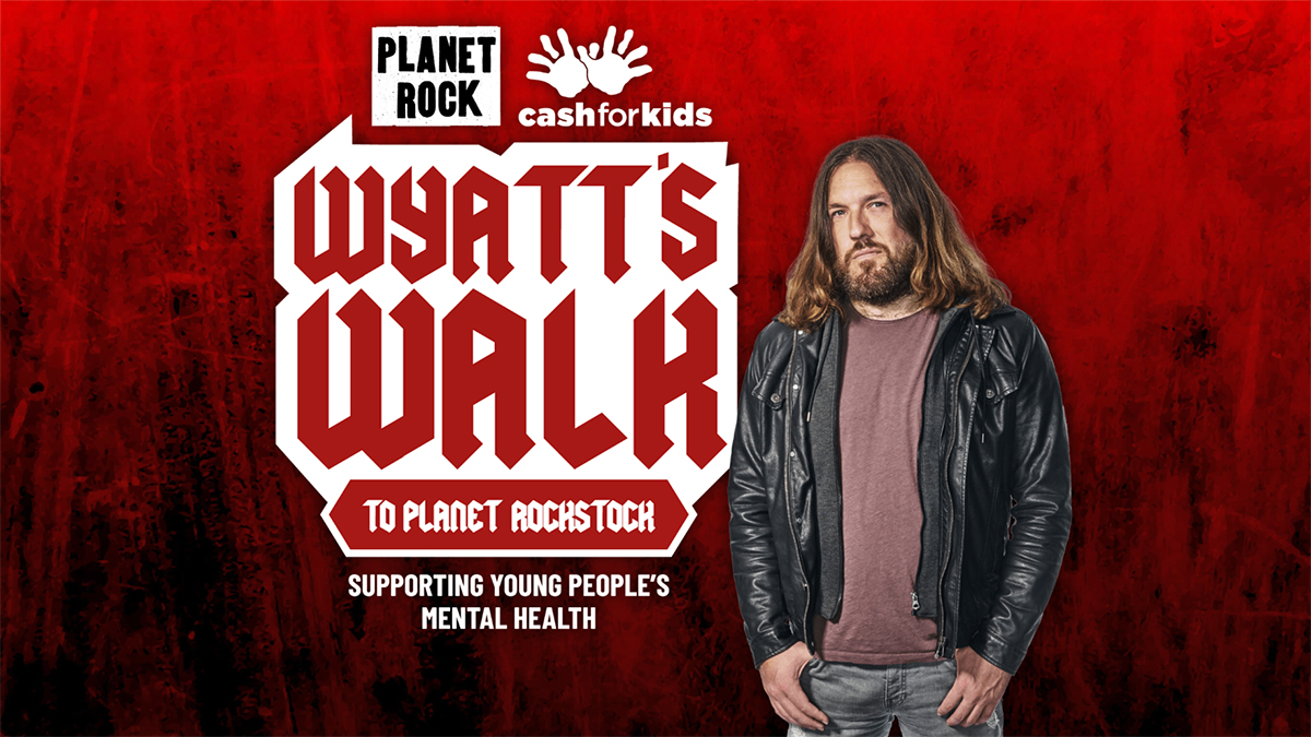 Wyatt embarks on his epic 185-mile charity walk to Planet Rockstock